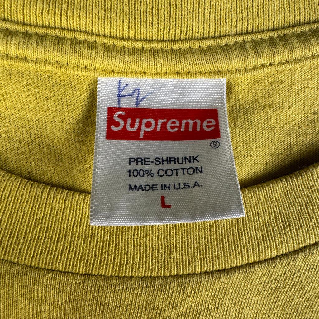 Supreme It Gets Better Every Time Yellow Tee (L)