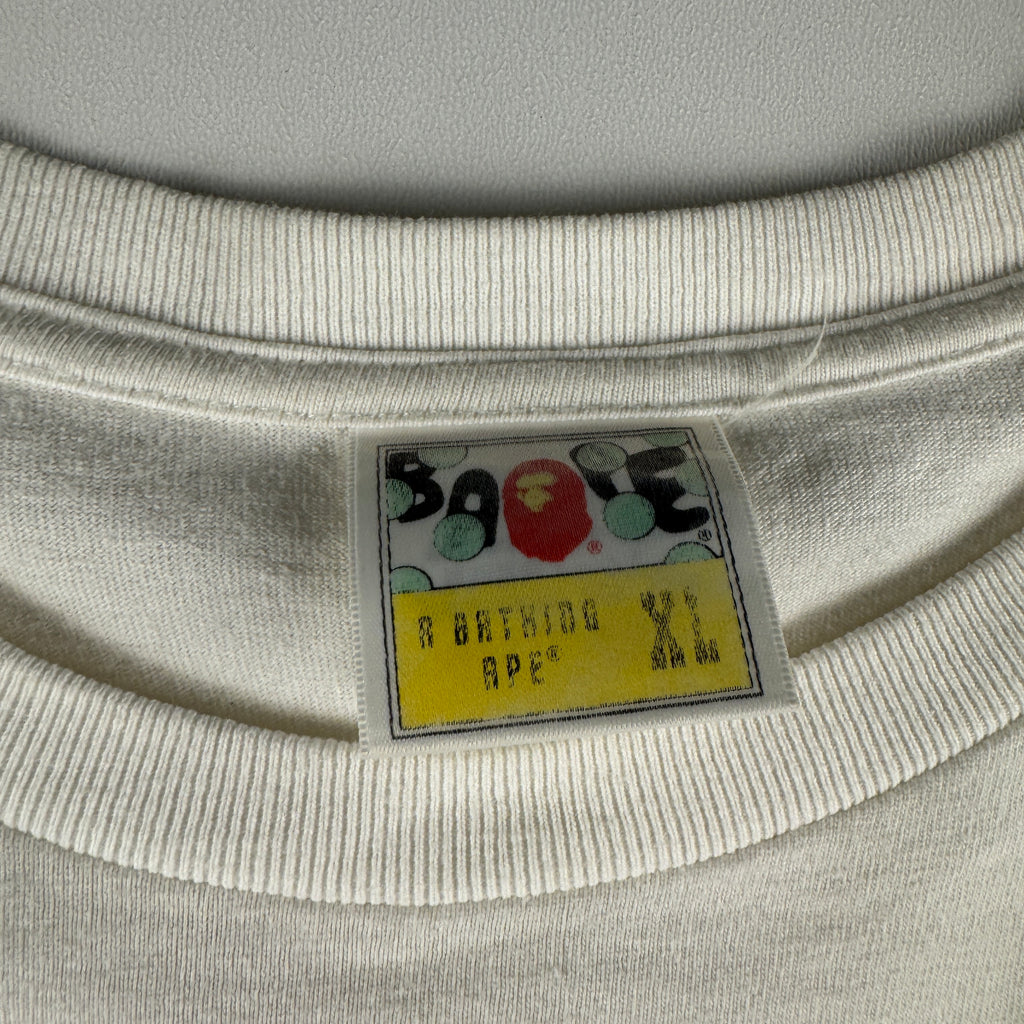 BAPE Camo College White Tee (XL)
