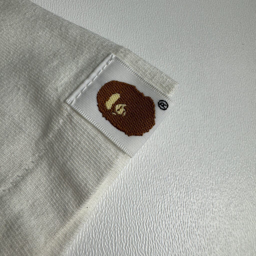 BAPE Camo College White Tee (XL)