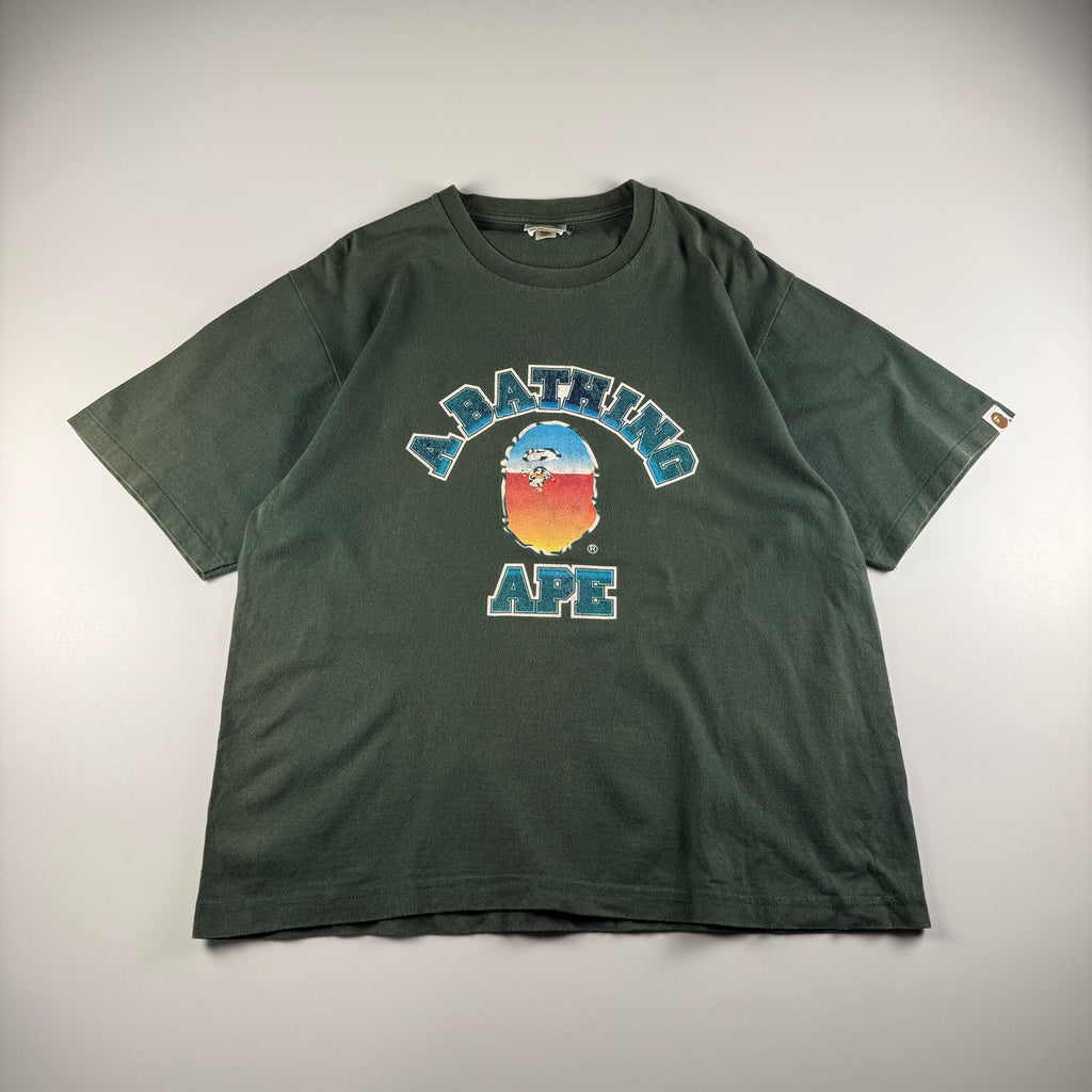 BAPE Glitter 3D Green Tee (XL)