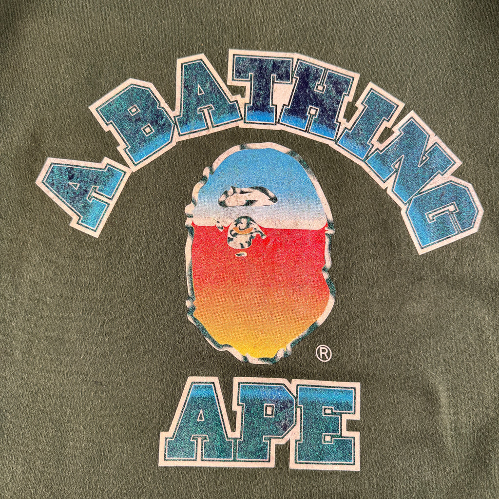 BAPE Glitter 3D Green Tee (XL)