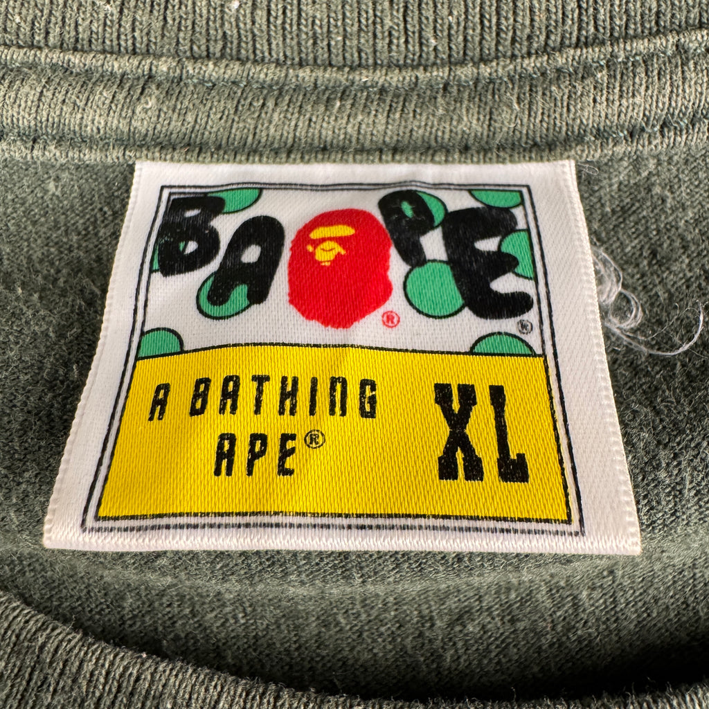 BAPE Glitter 3D Green Tee (XL)