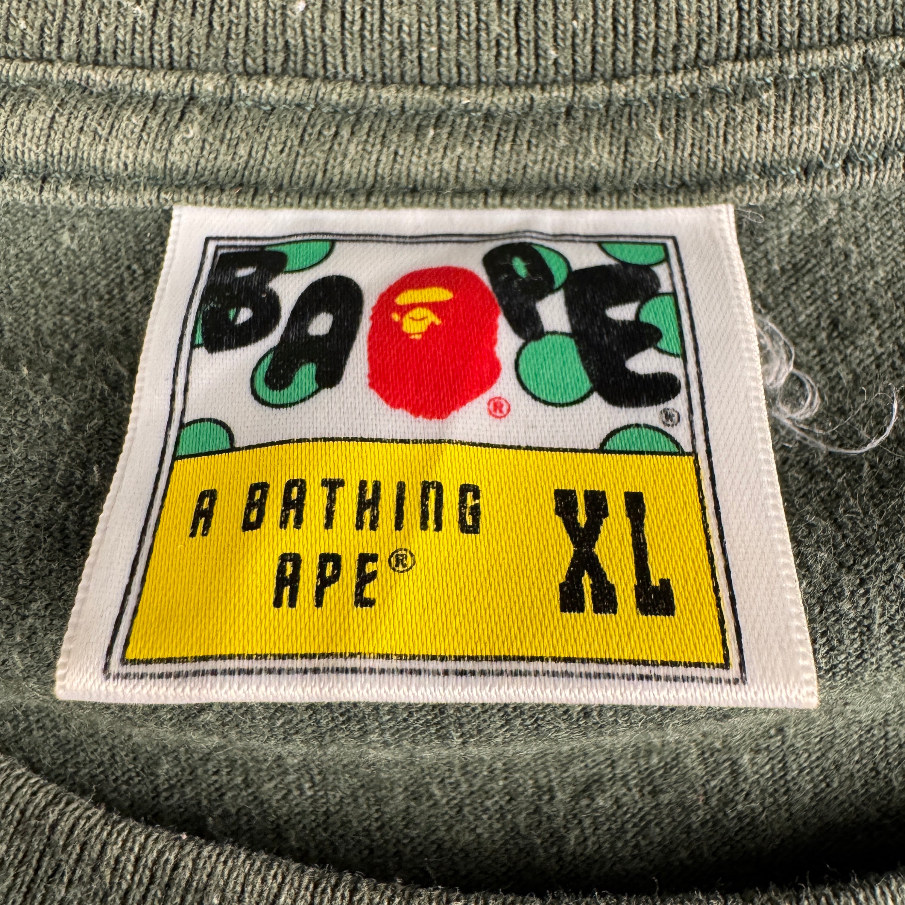 BAPE Glitter 3D Green Tee (XL)