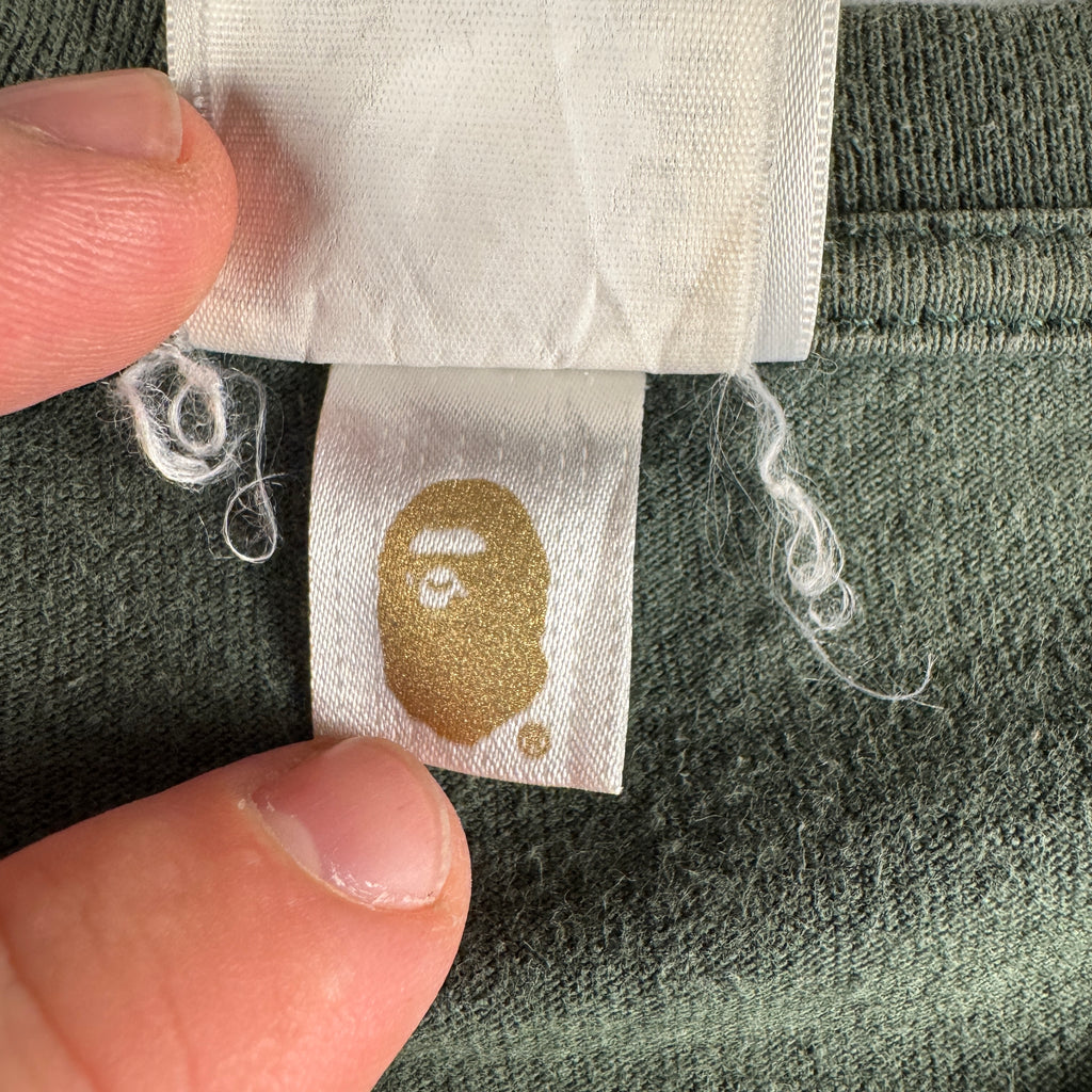 BAPE Glitter 3D Green Tee (XL)