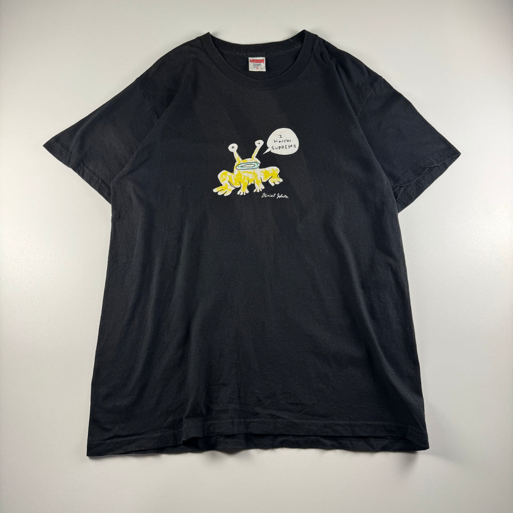 Supreme x Daniel Johnston Frog Black Tee (M)
