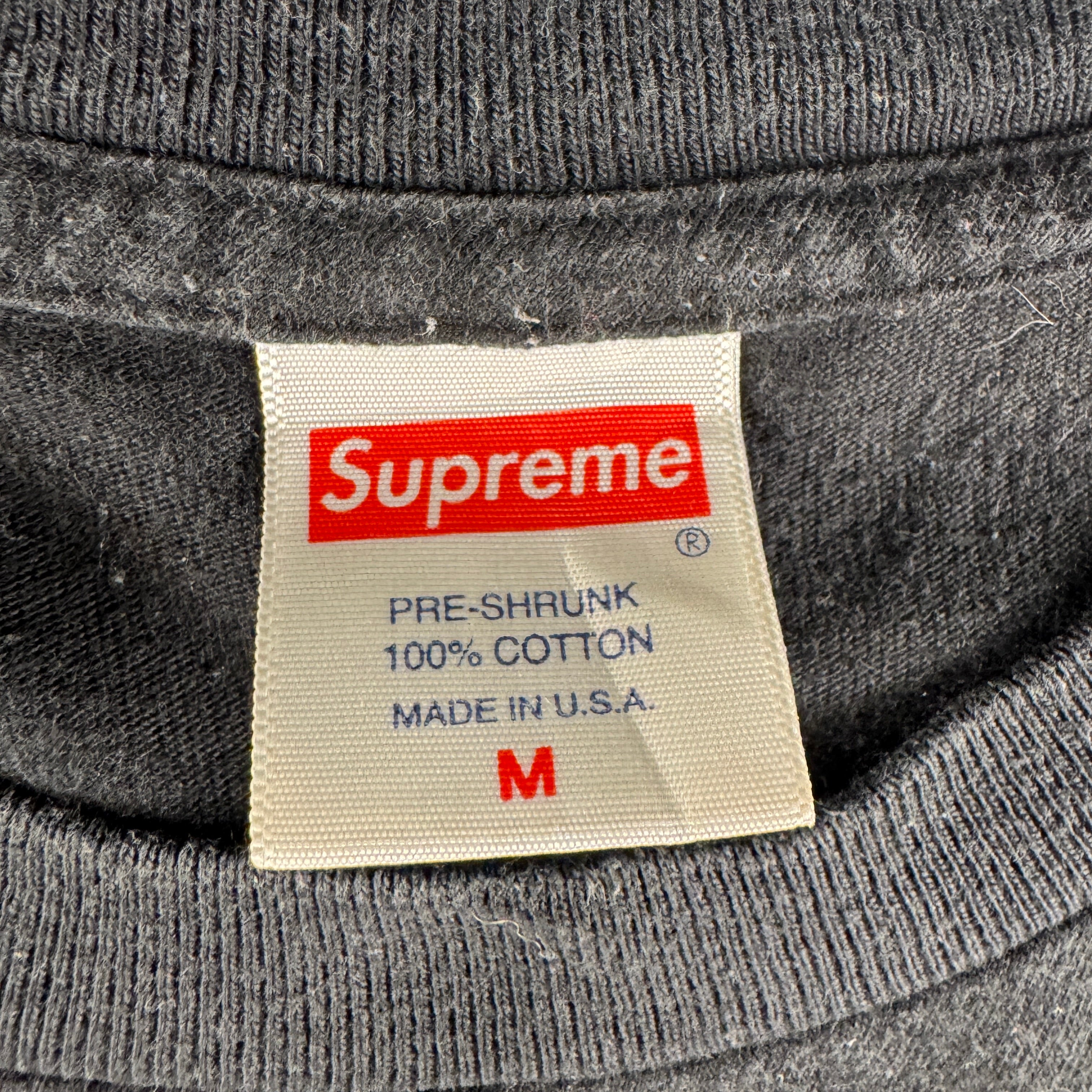 Supreme x Kaws Chalk Box Logo Black Tee (M)
