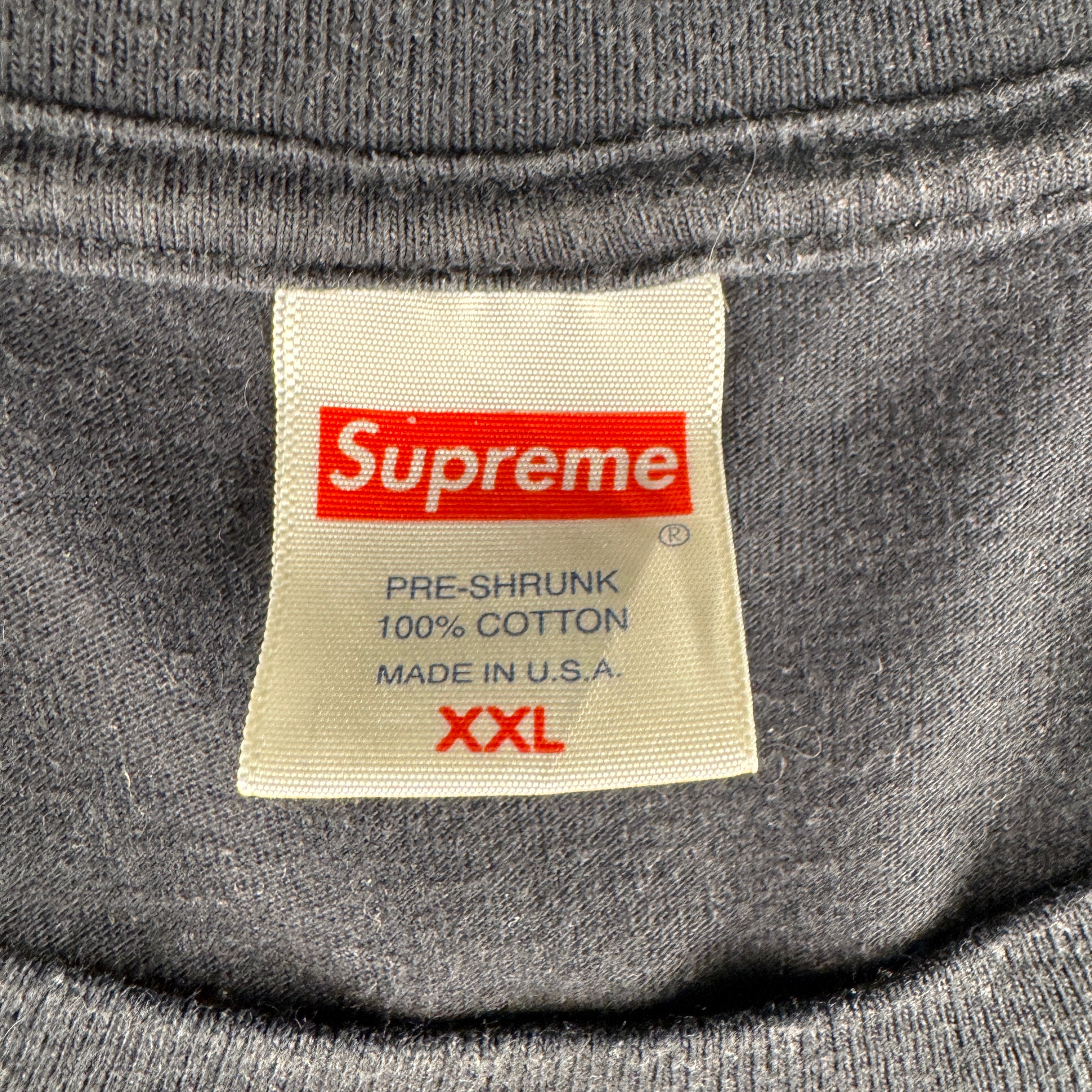 Supreme Multi Logo Black Tee (XXL)