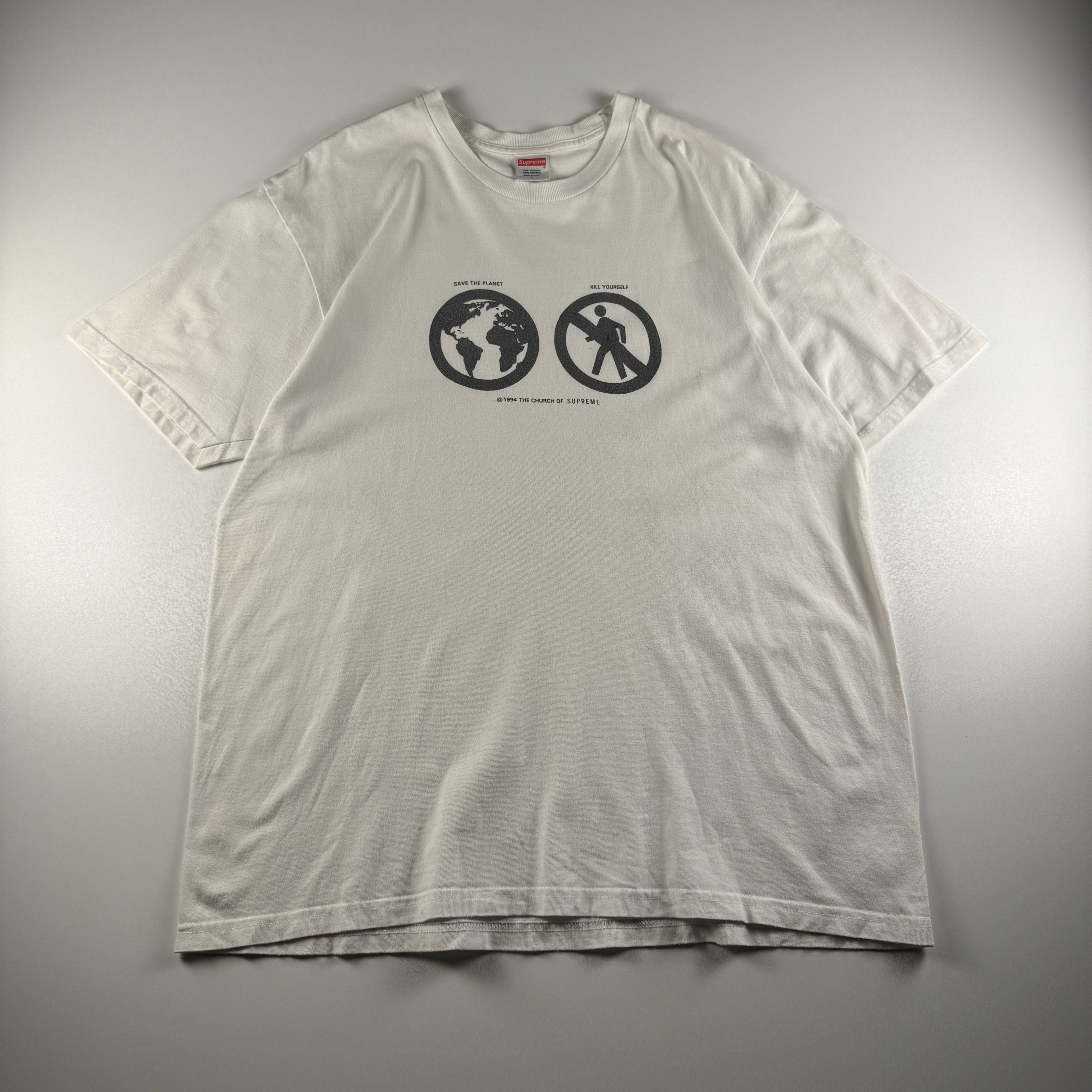Supreme Save The Planet White Tee (L)