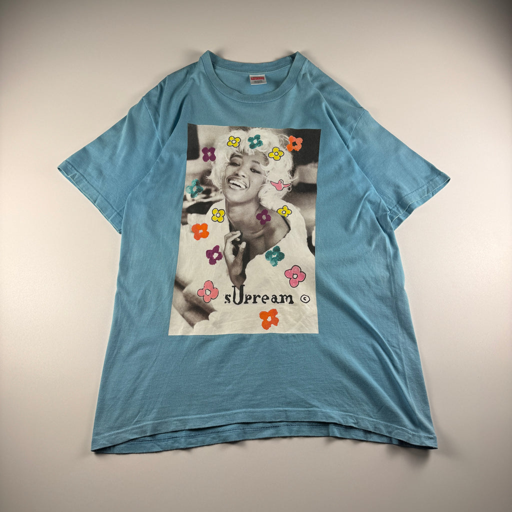 Supreme Naomi Campbell Blue Tee (M)