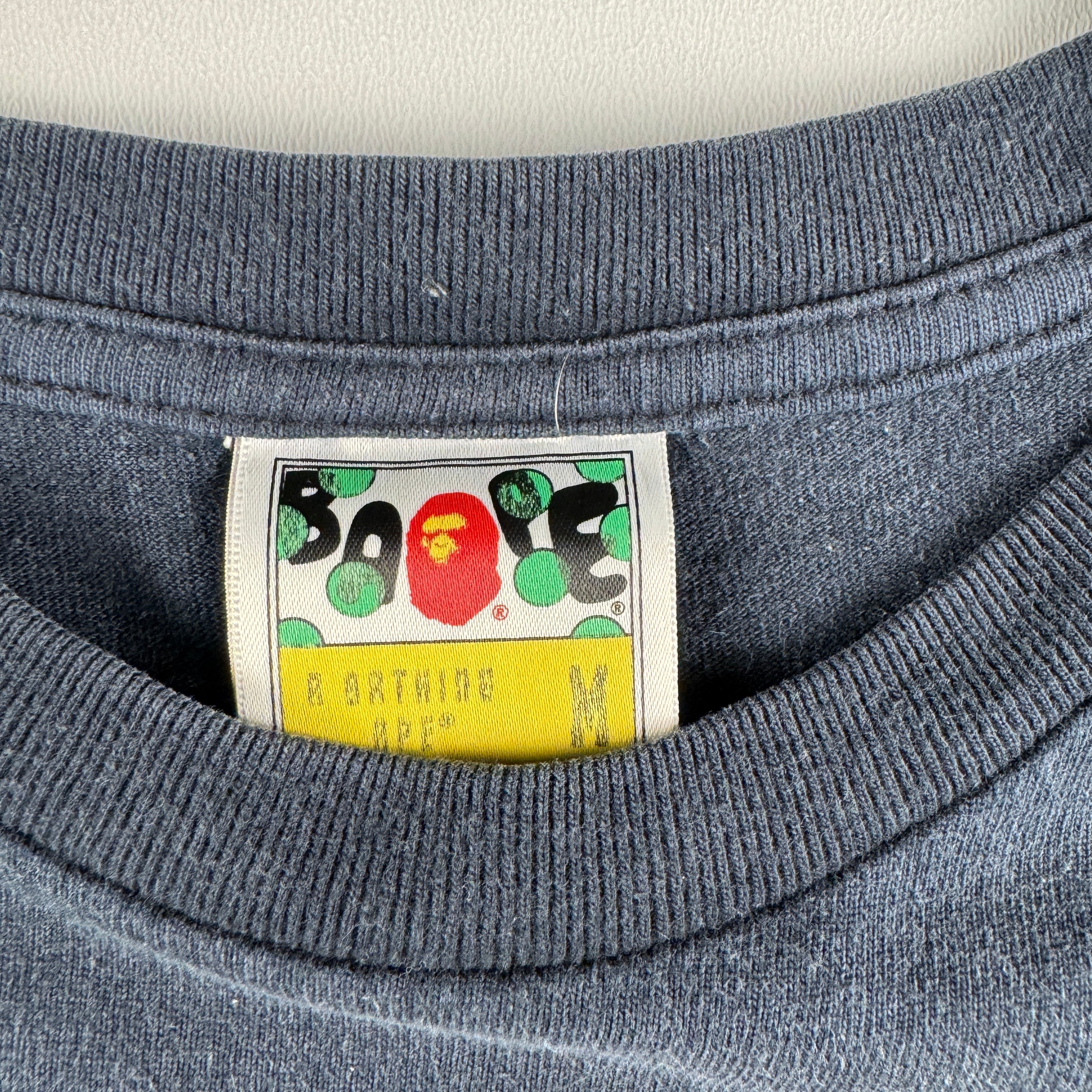 BAPE Baby Milo Flash Logo Black Tee (M)
