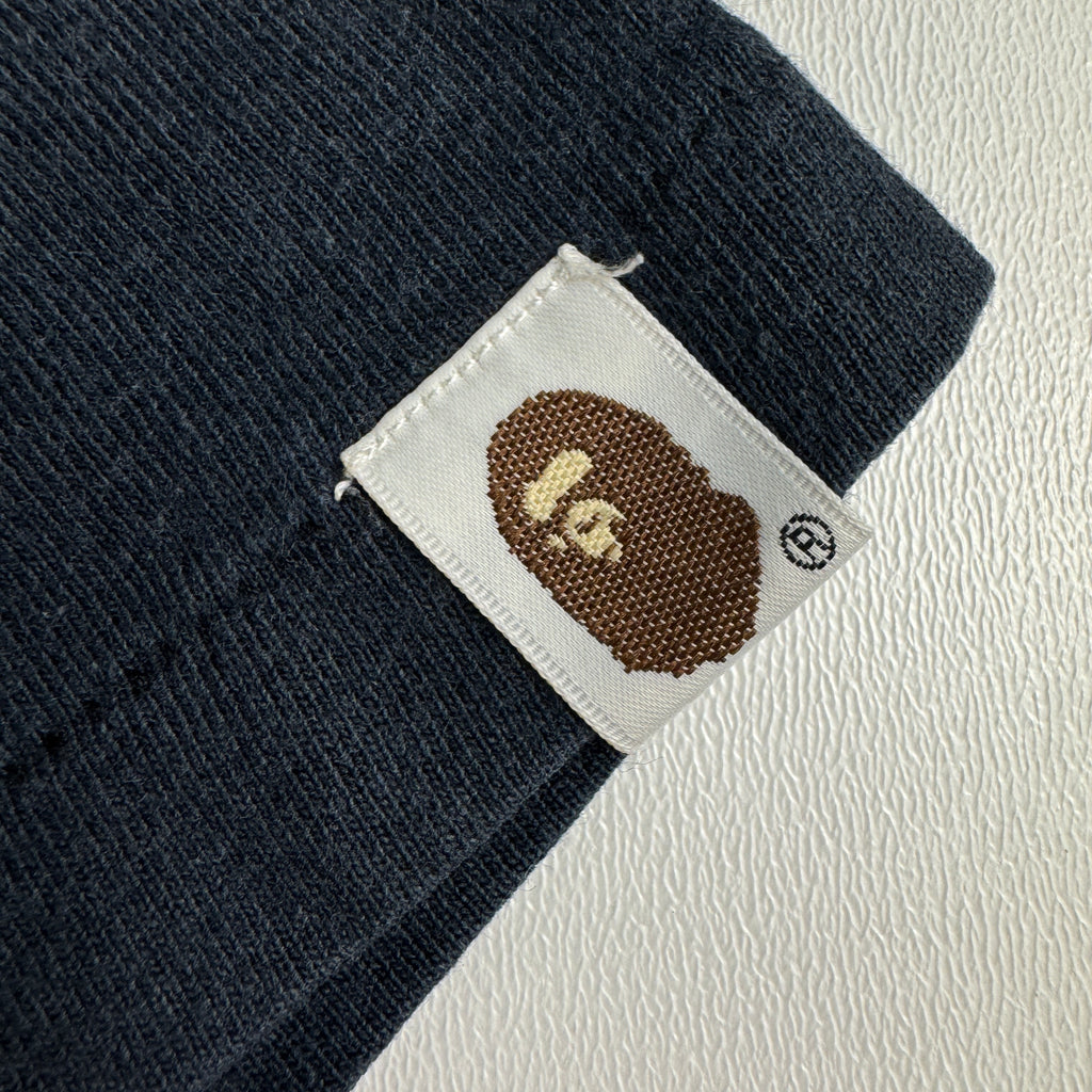 BAPE Baby Milo Flash Logo Black Tee (M)