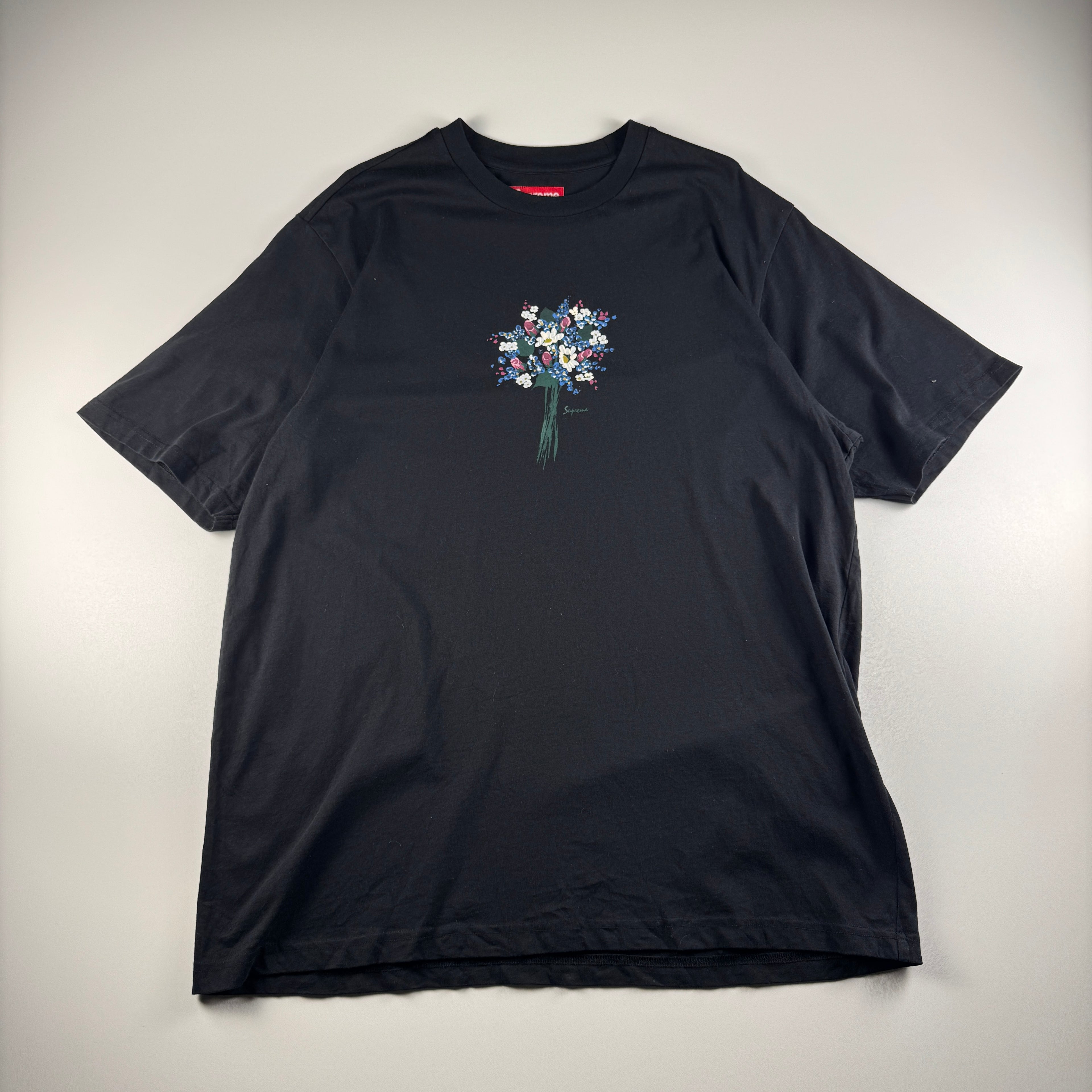 Supreme Flower Bouquet Black Tee (L)