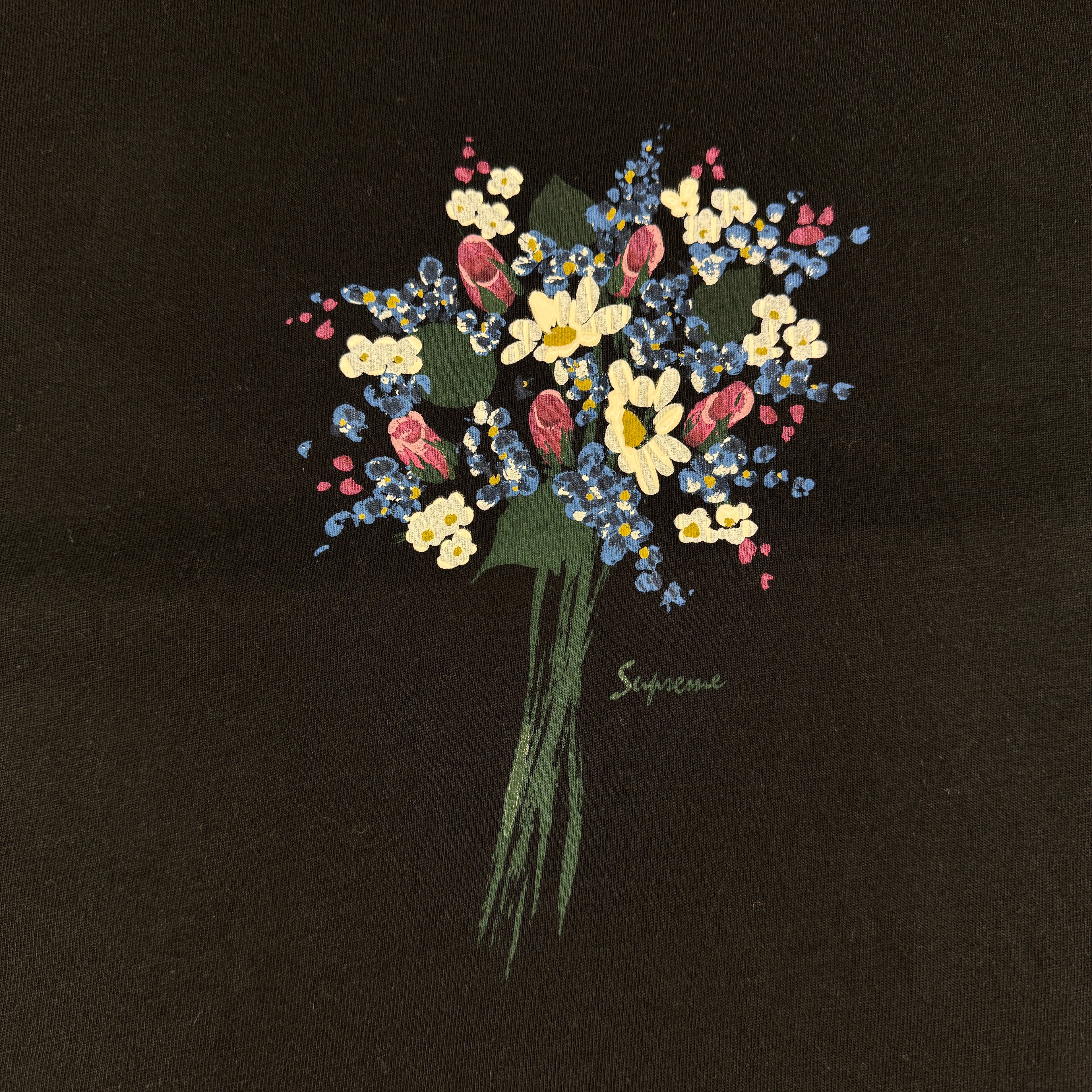 Supreme Flower Bouquet Black Tee (L)
