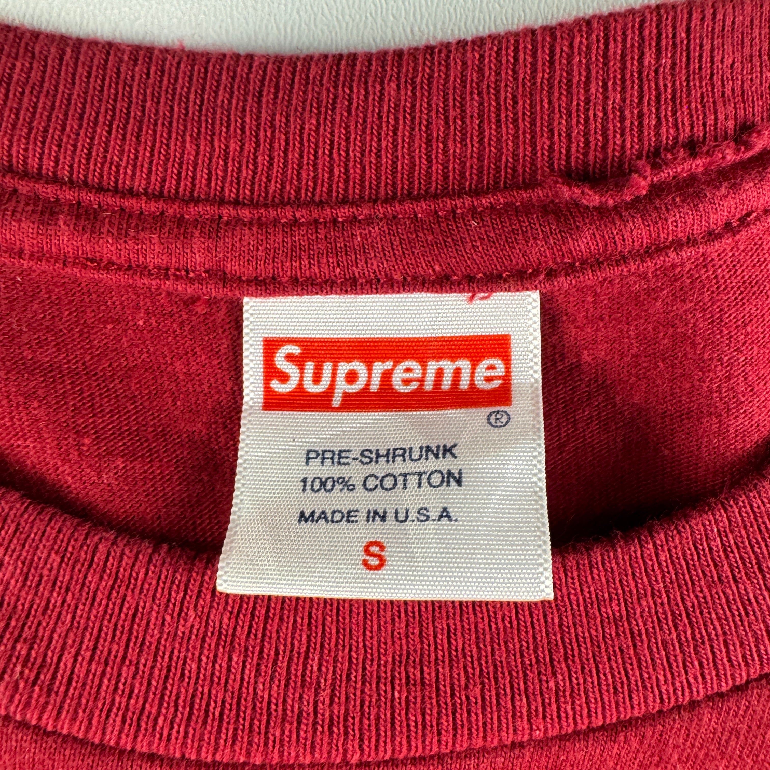 Supreme x Shrek Logo Red Tee (S)