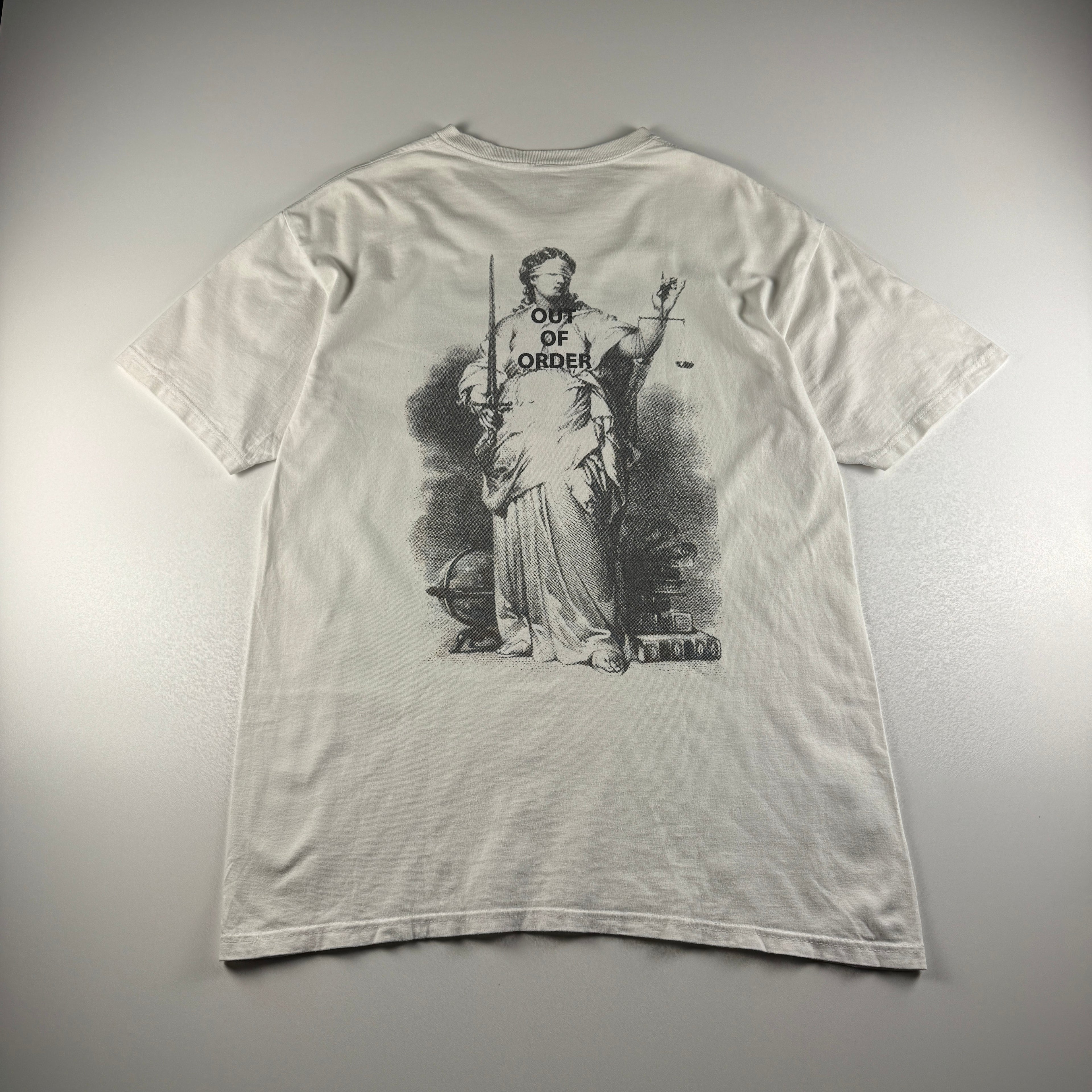 Supreme Out of Order White Tee (L)