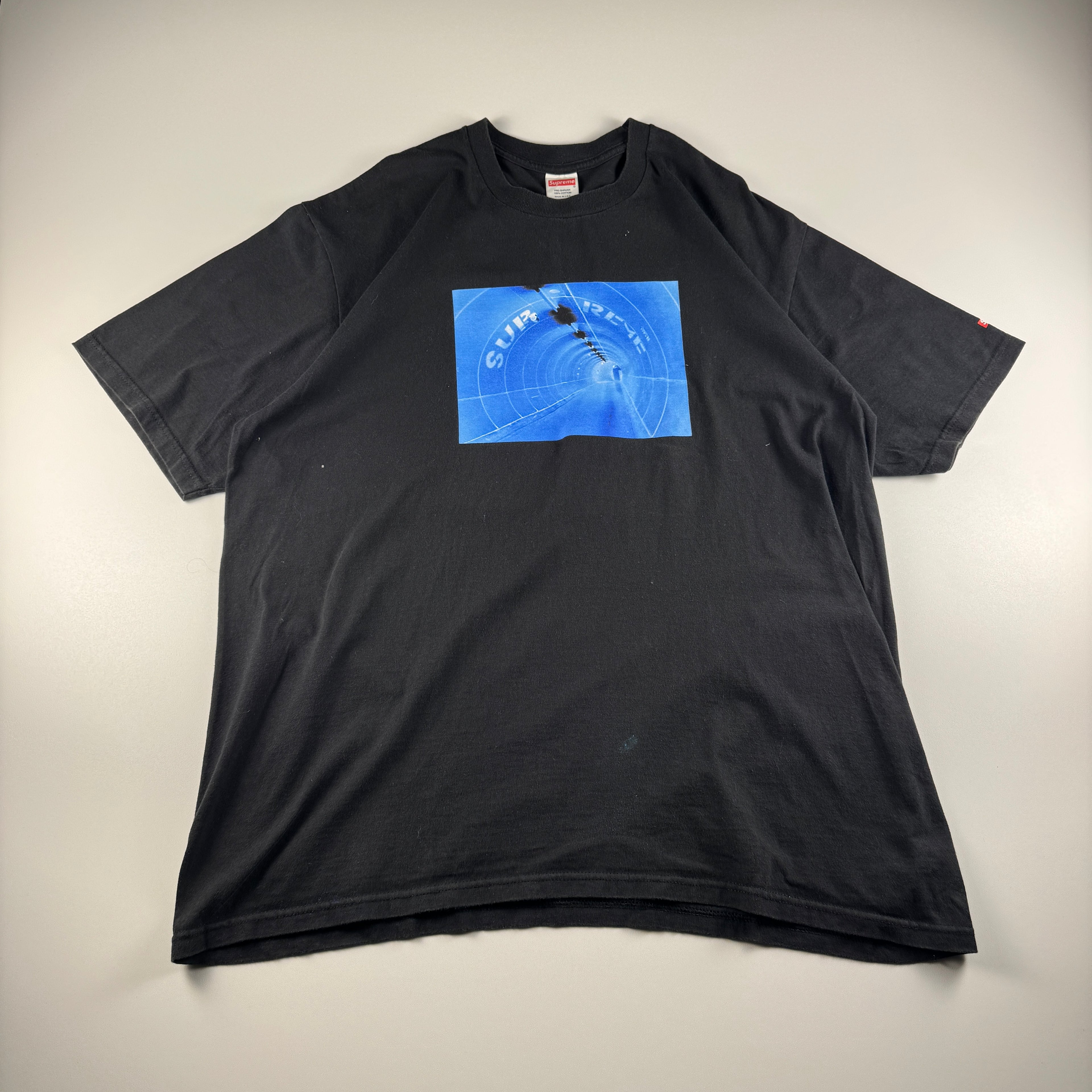 Supreme Tunnel Black Tee (XL)