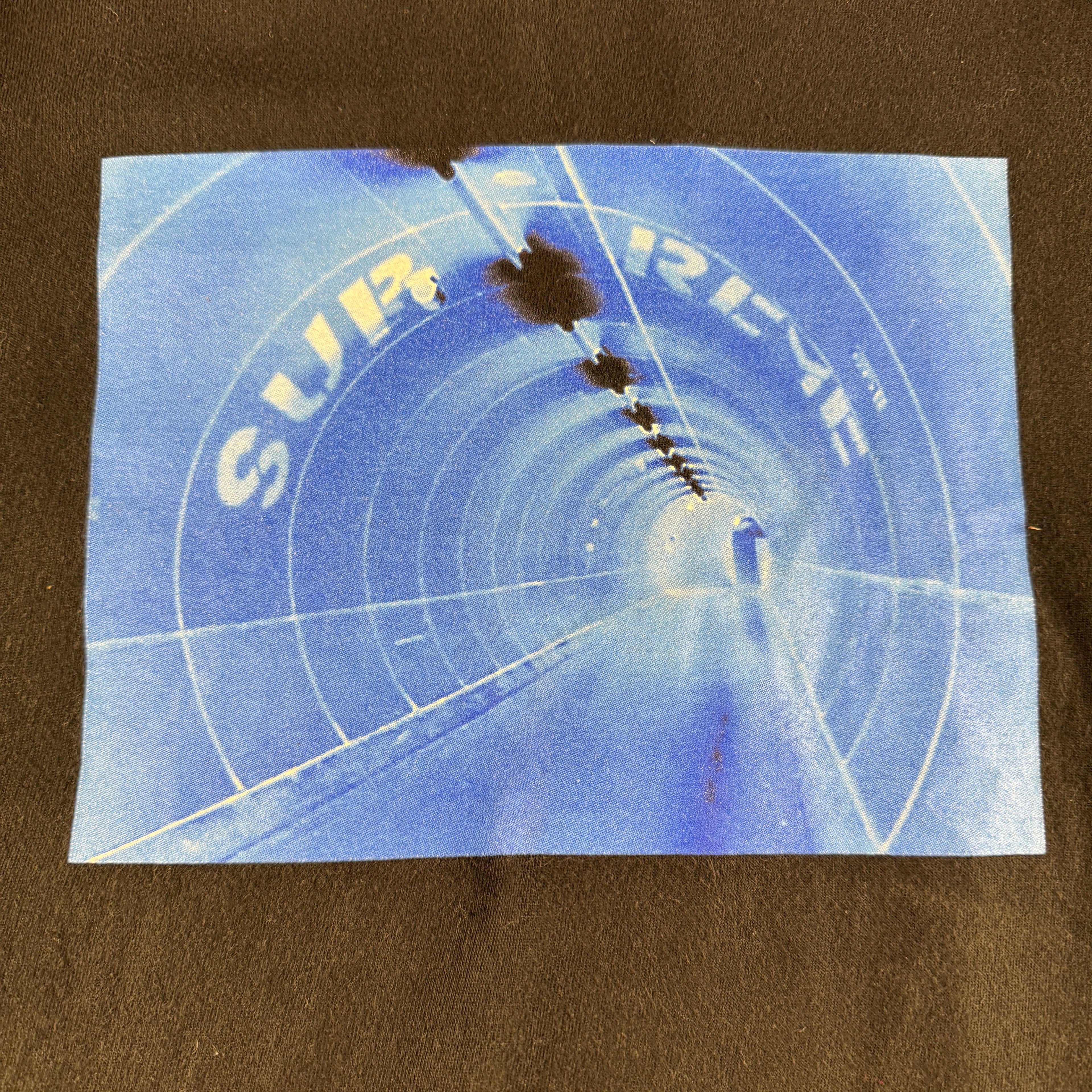 Supreme Tunnel Black Tee (XL)