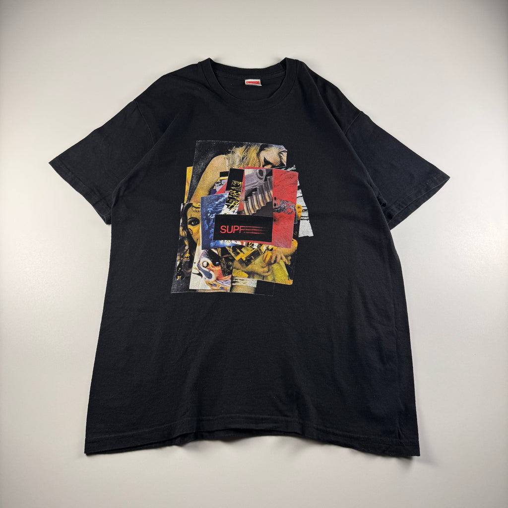 Supreme Stack Black Tee (M)