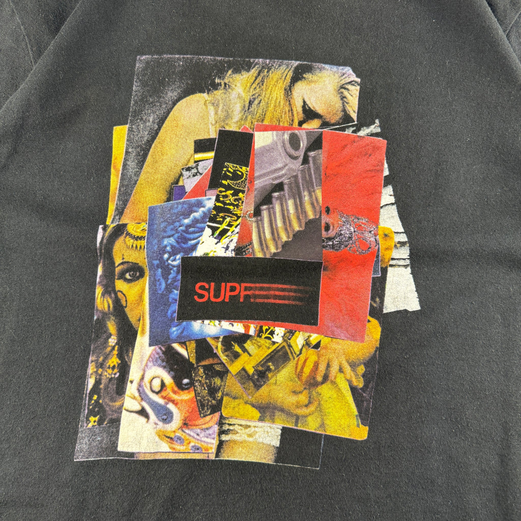Supreme Stack Black Tee (M)
