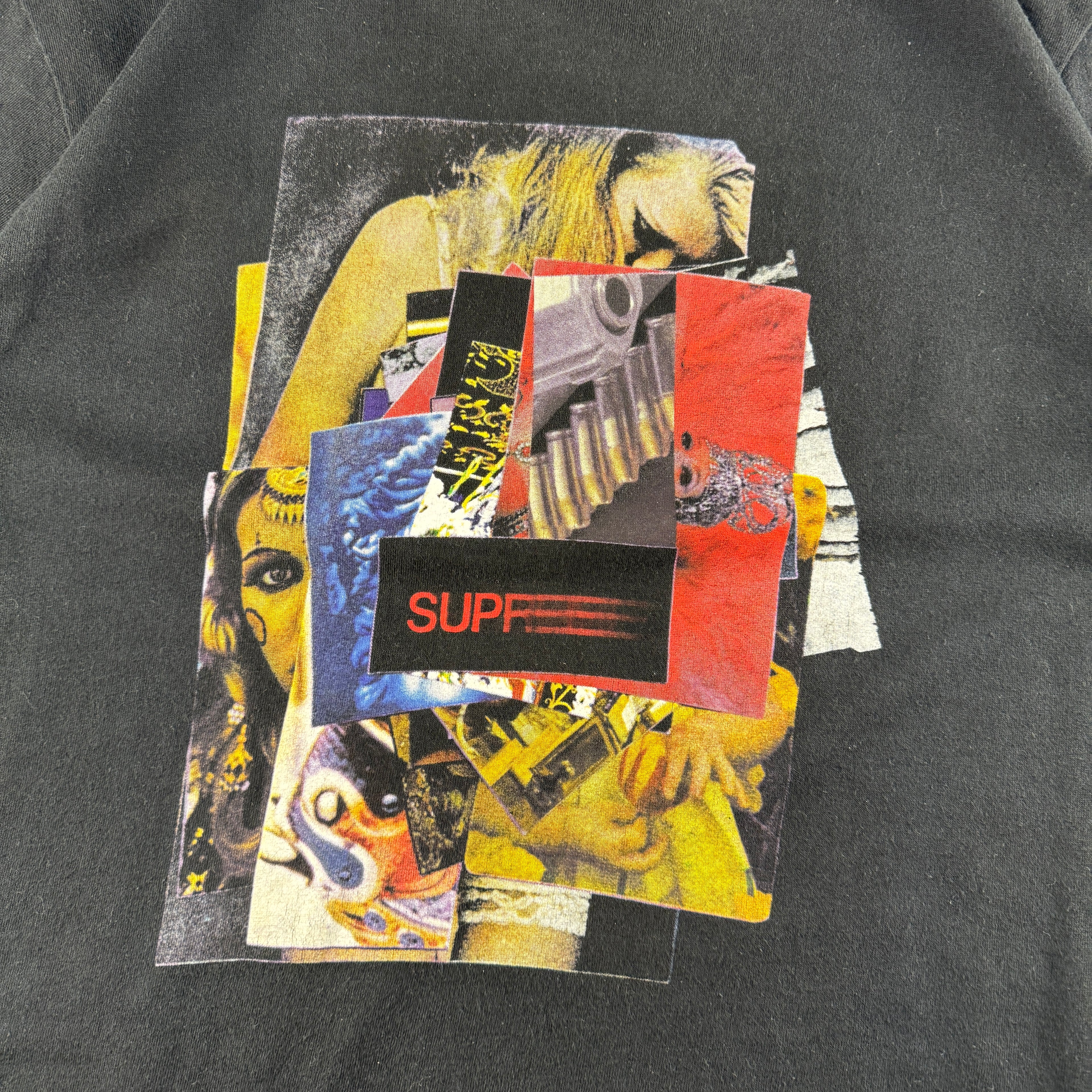 Supreme Stack Black Tee (M)