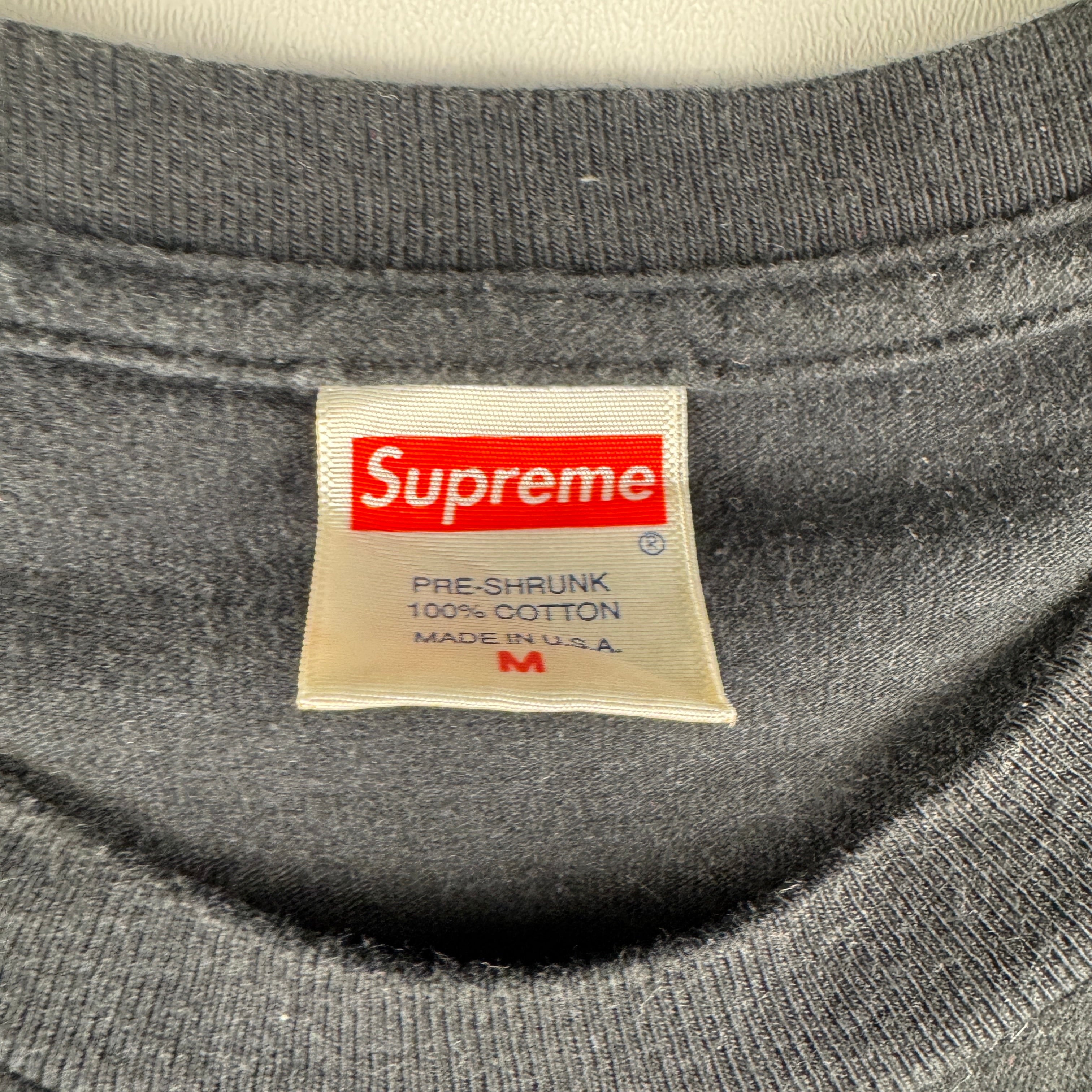 Supreme Stack Black Tee (M)