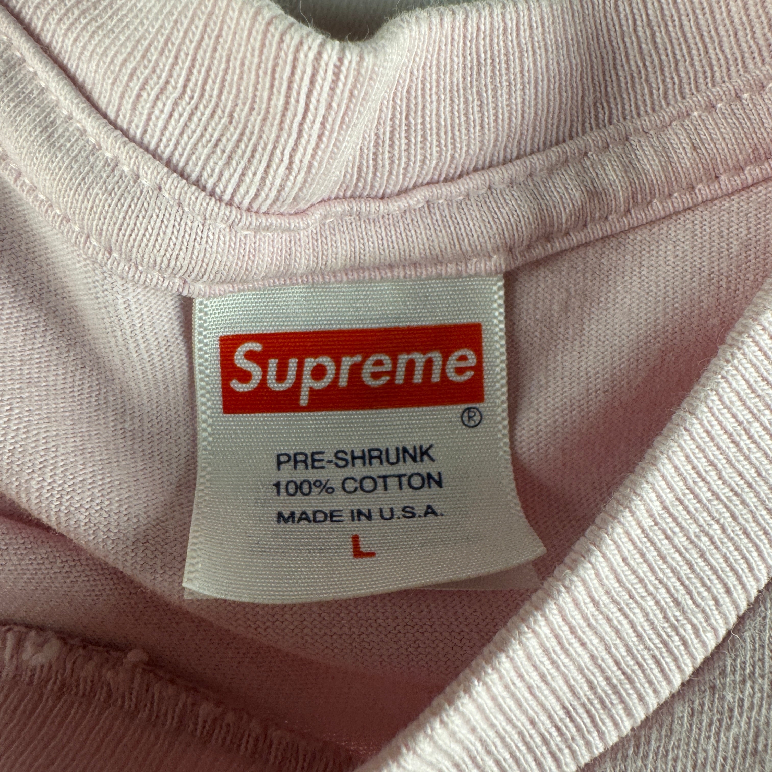 Supreme New York Pink Tee (L)