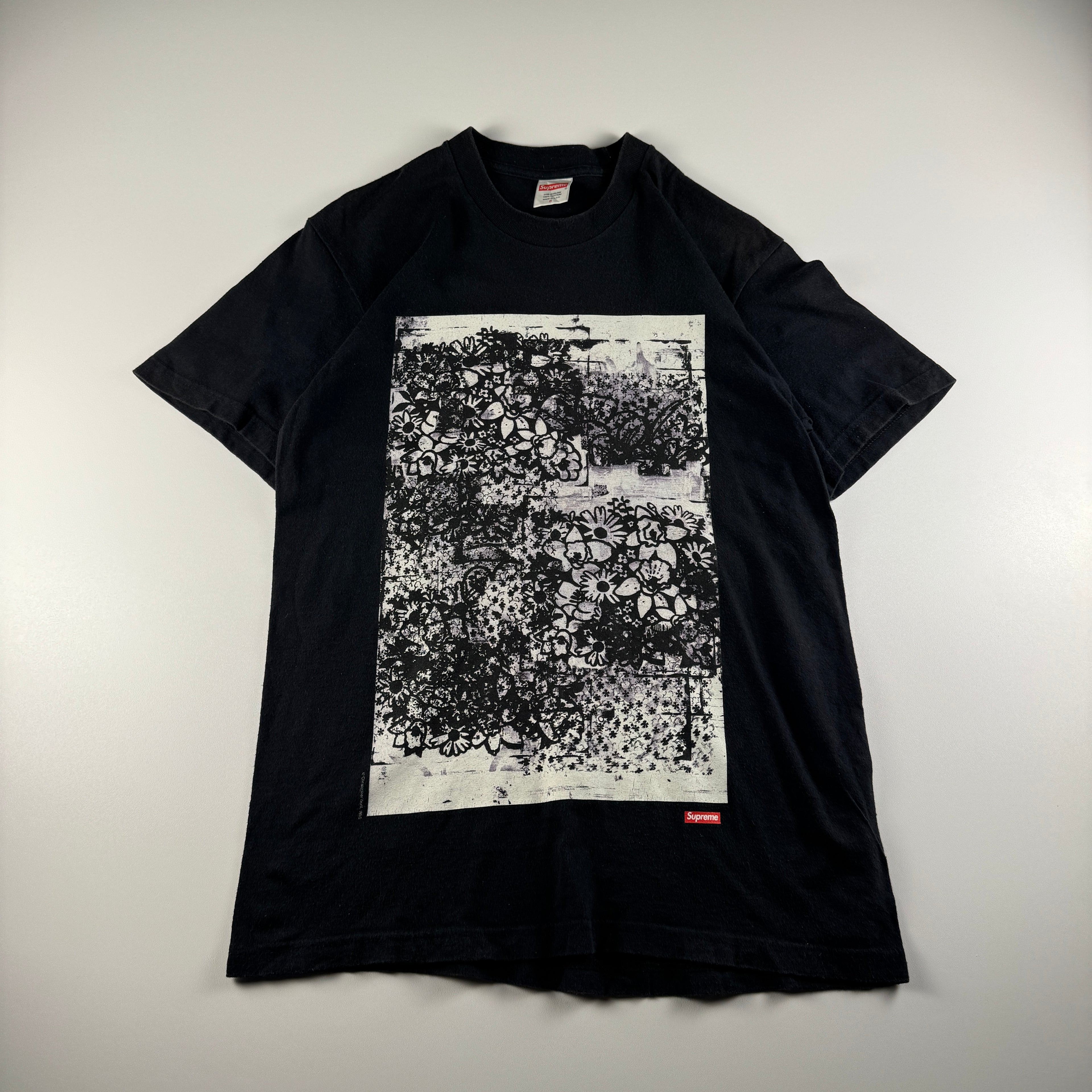 Supreme Christopher Wool 1995 Black Tee (S)