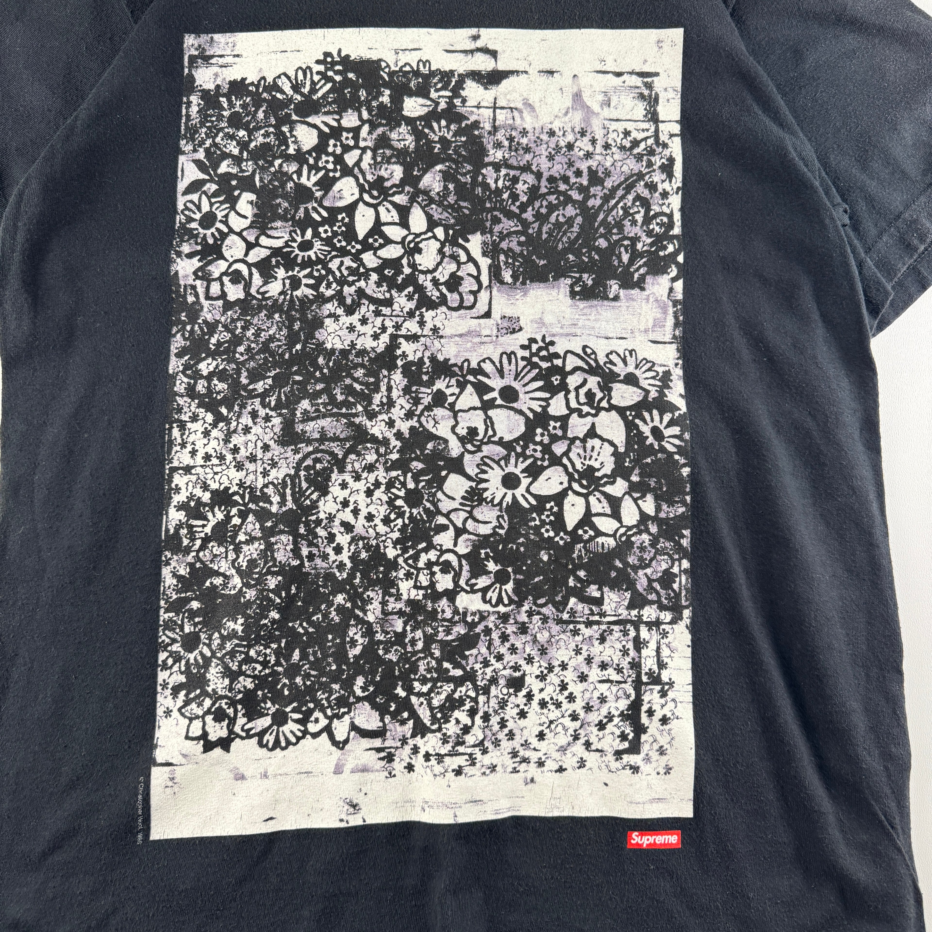Supreme Christopher Wool 1995 Black Tee (S)
