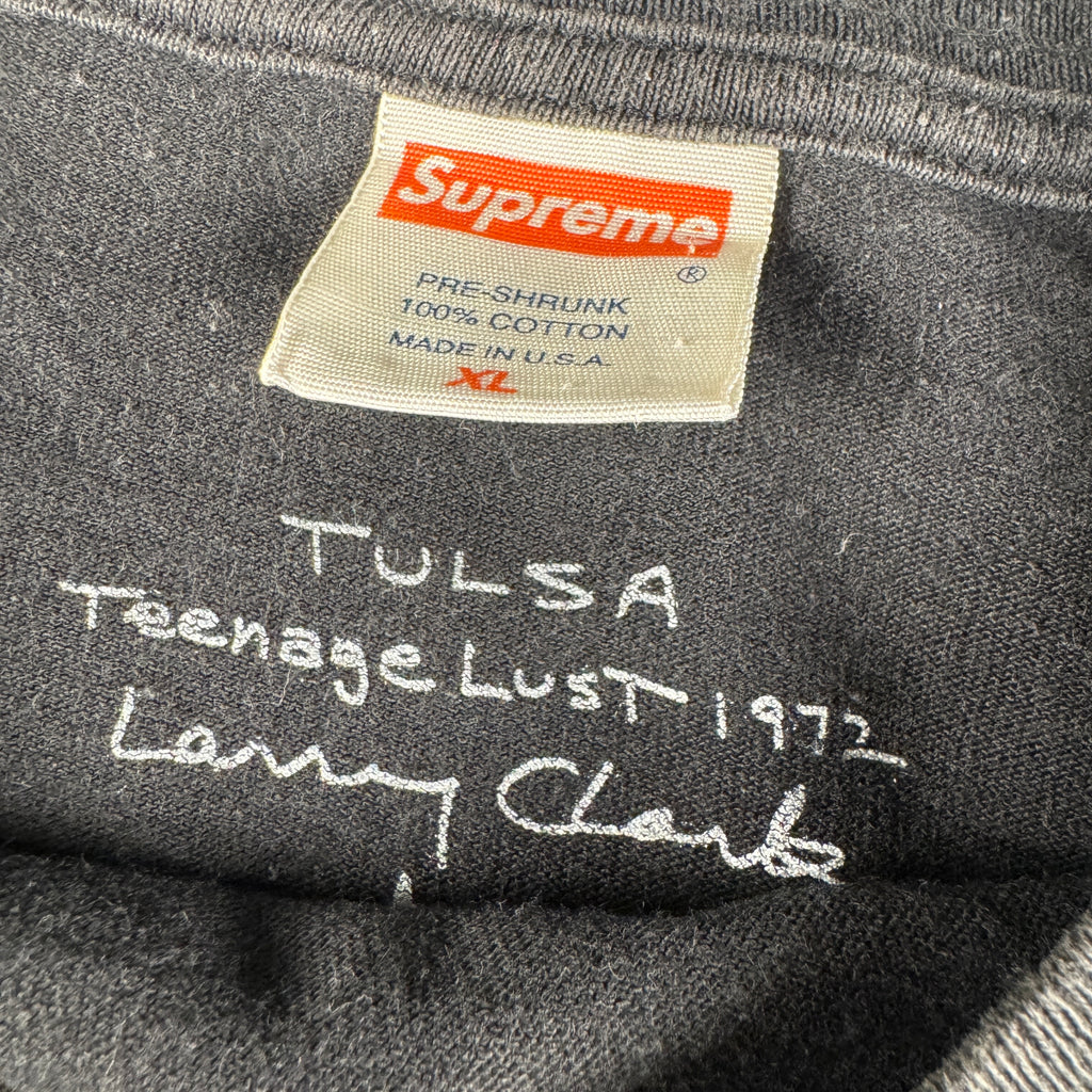 Supreme x Larry Clark "Teenage Lust" 2005 Black Tee (XL)