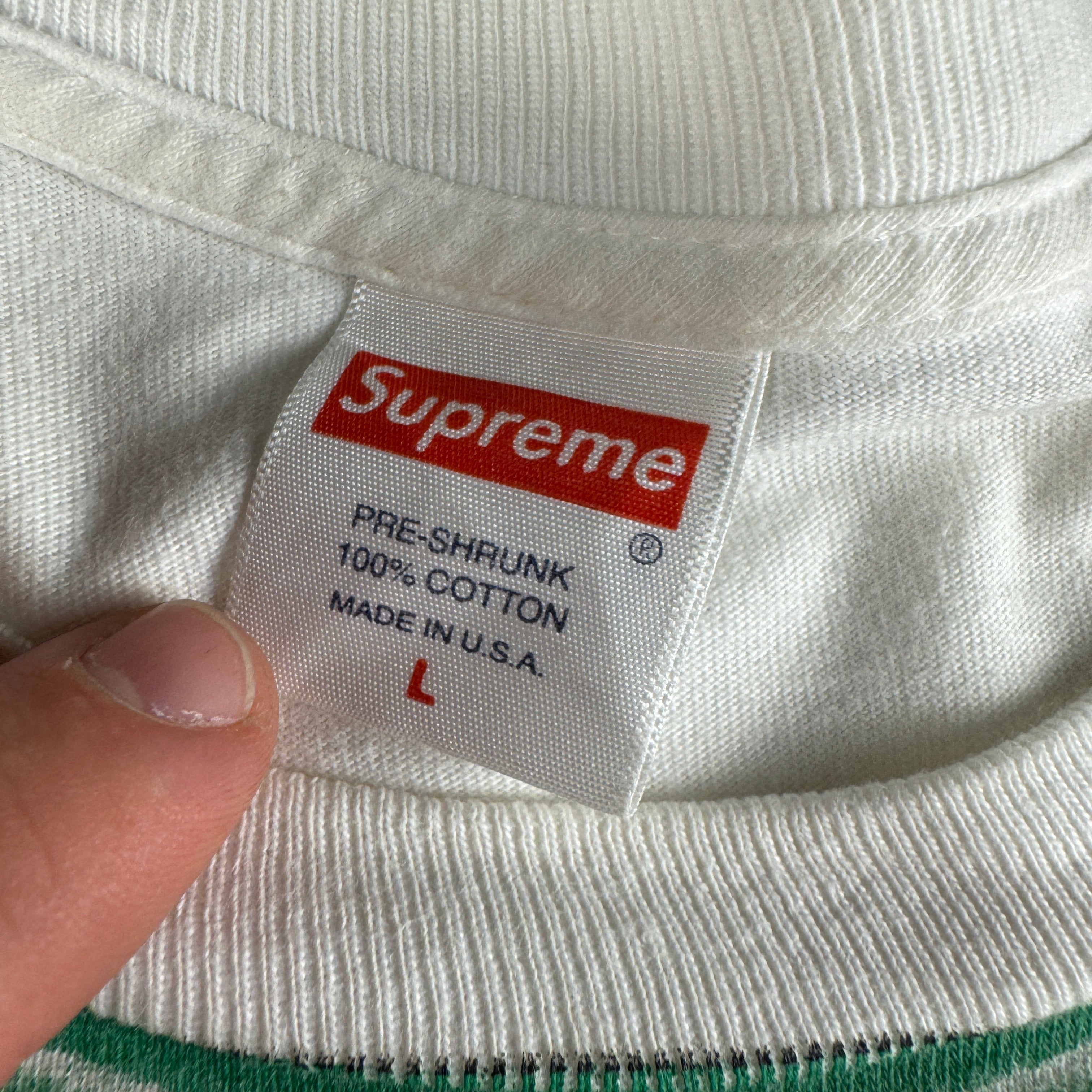 Supreme x Gilbert & George Life White Tee (L)