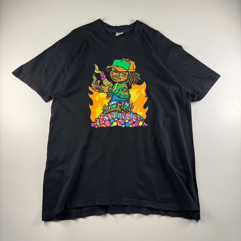 Supreme Molotov Kid Black Tee (L)