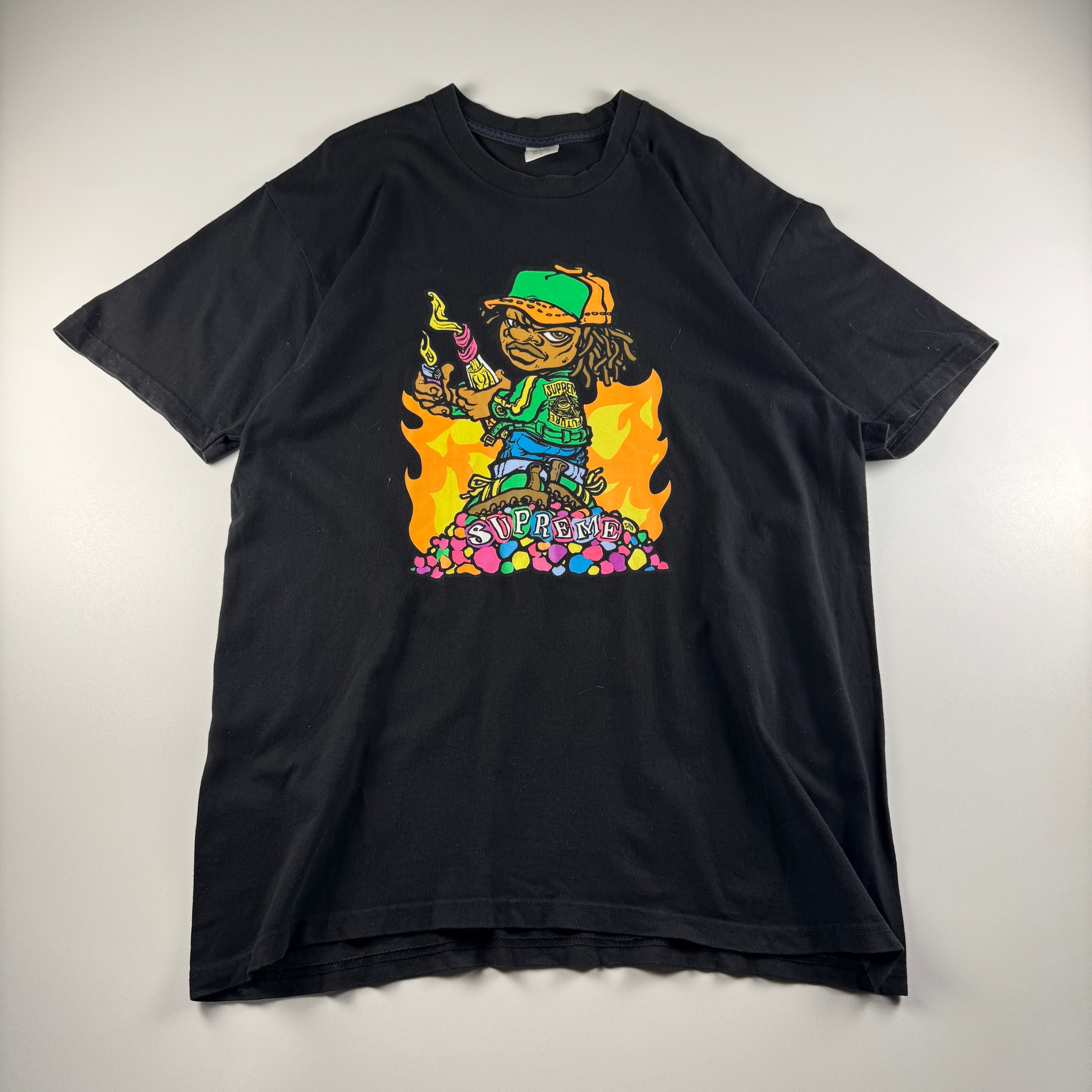 Supreme Molotov Kid Black Tee (L)