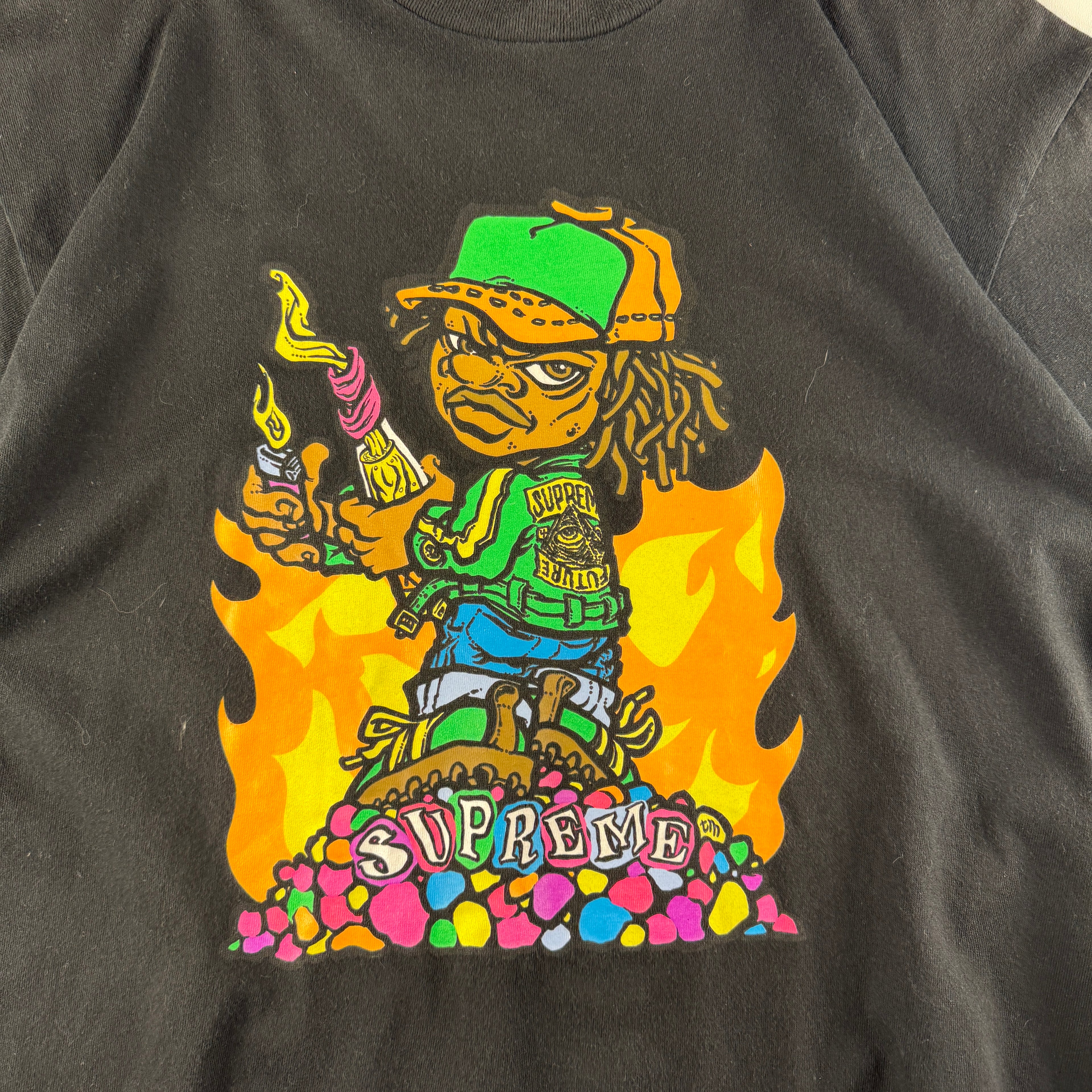 Supreme Molotov Kid Black Tee (L)