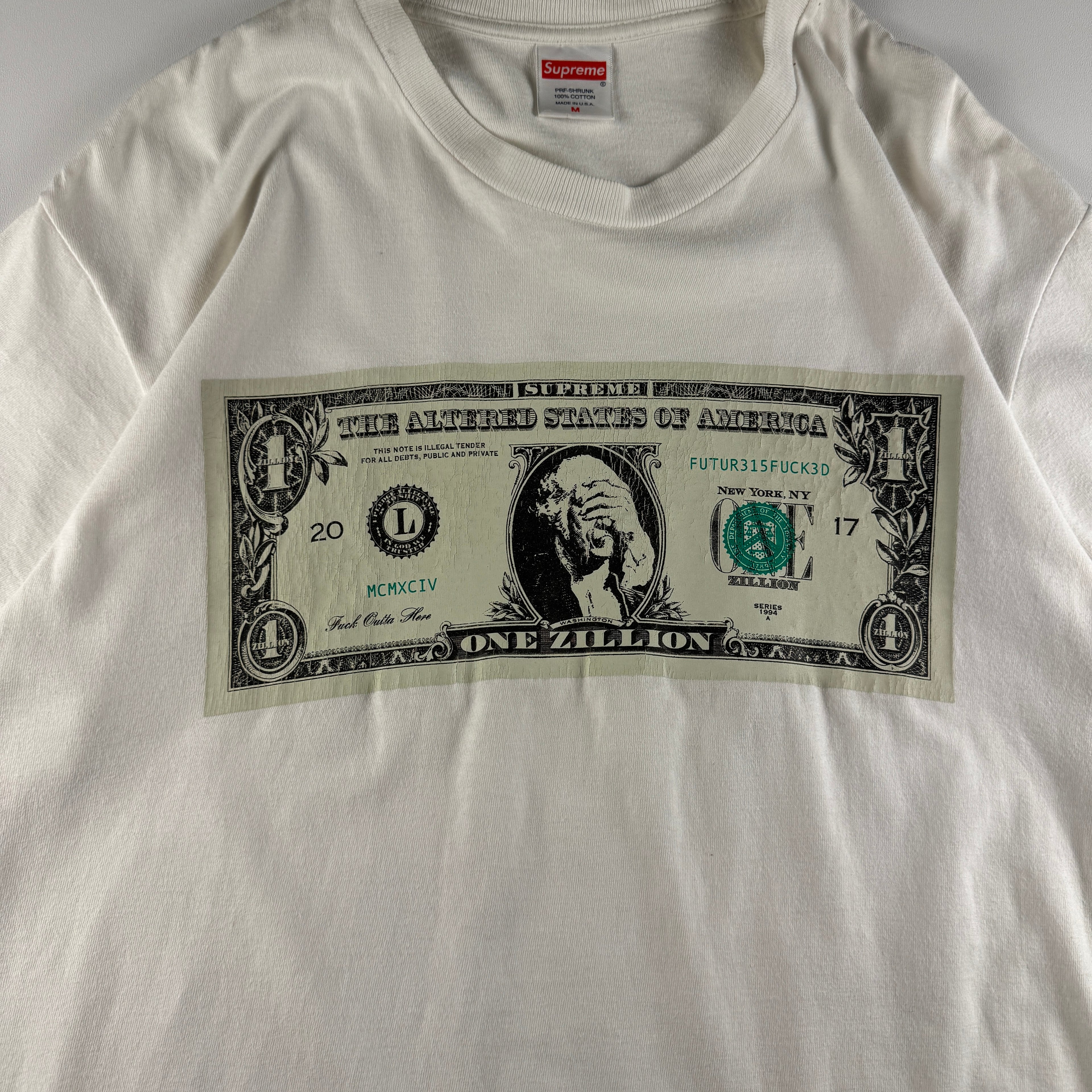 Supreme Dollar White Tee (M)