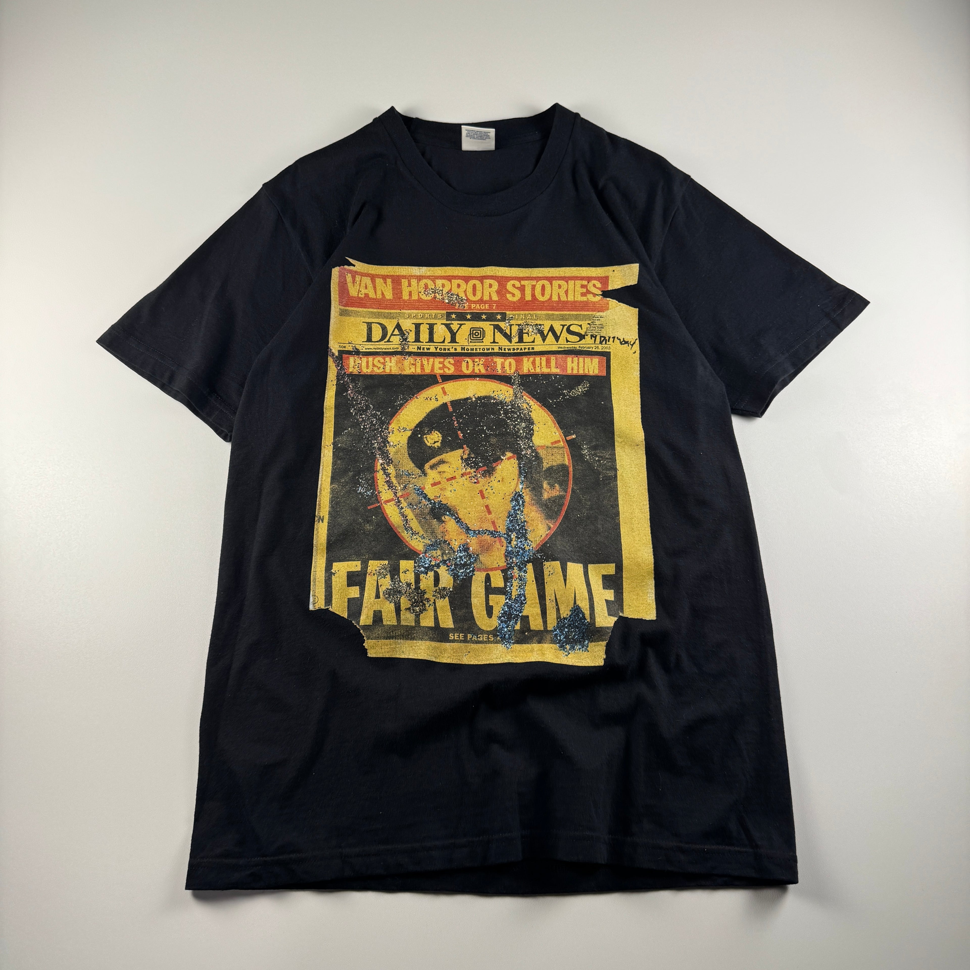 Supreme Dash Snow Black Tee (M)