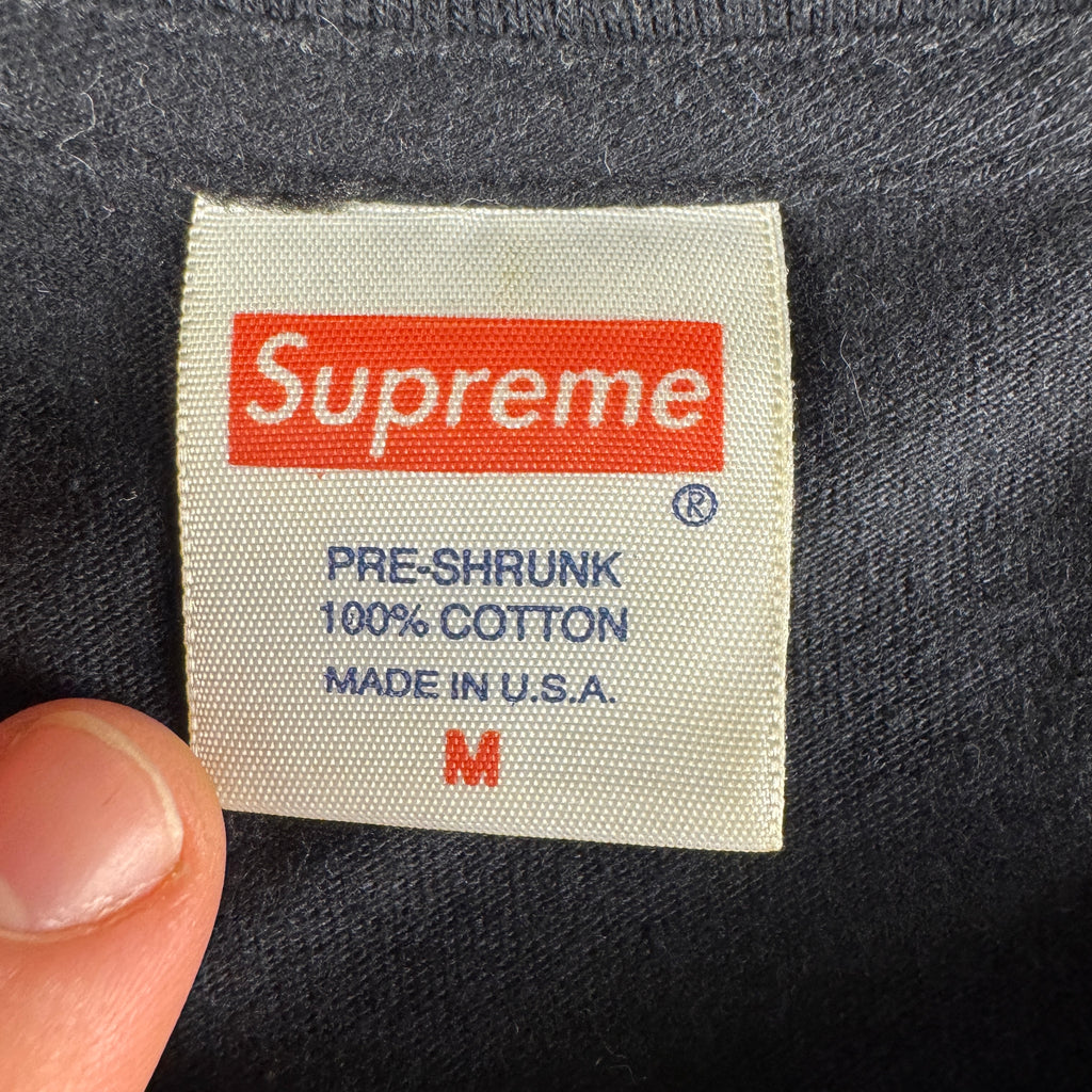 Supreme Dash Snow Black Tee (M)