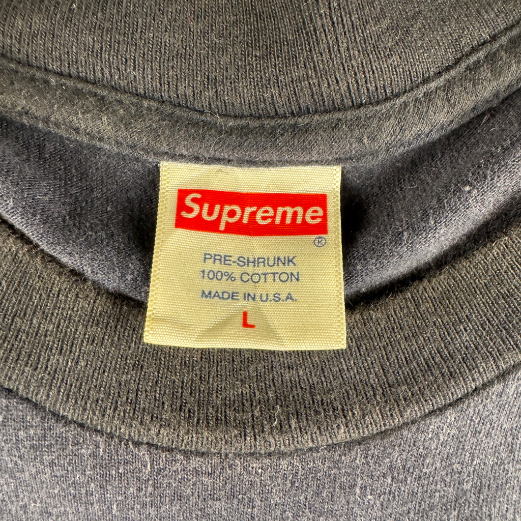 Supreme Greetings From Supreme Black Tee (L)