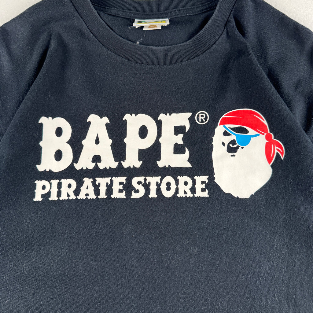BAPE Pirate Store Black Tee (L)