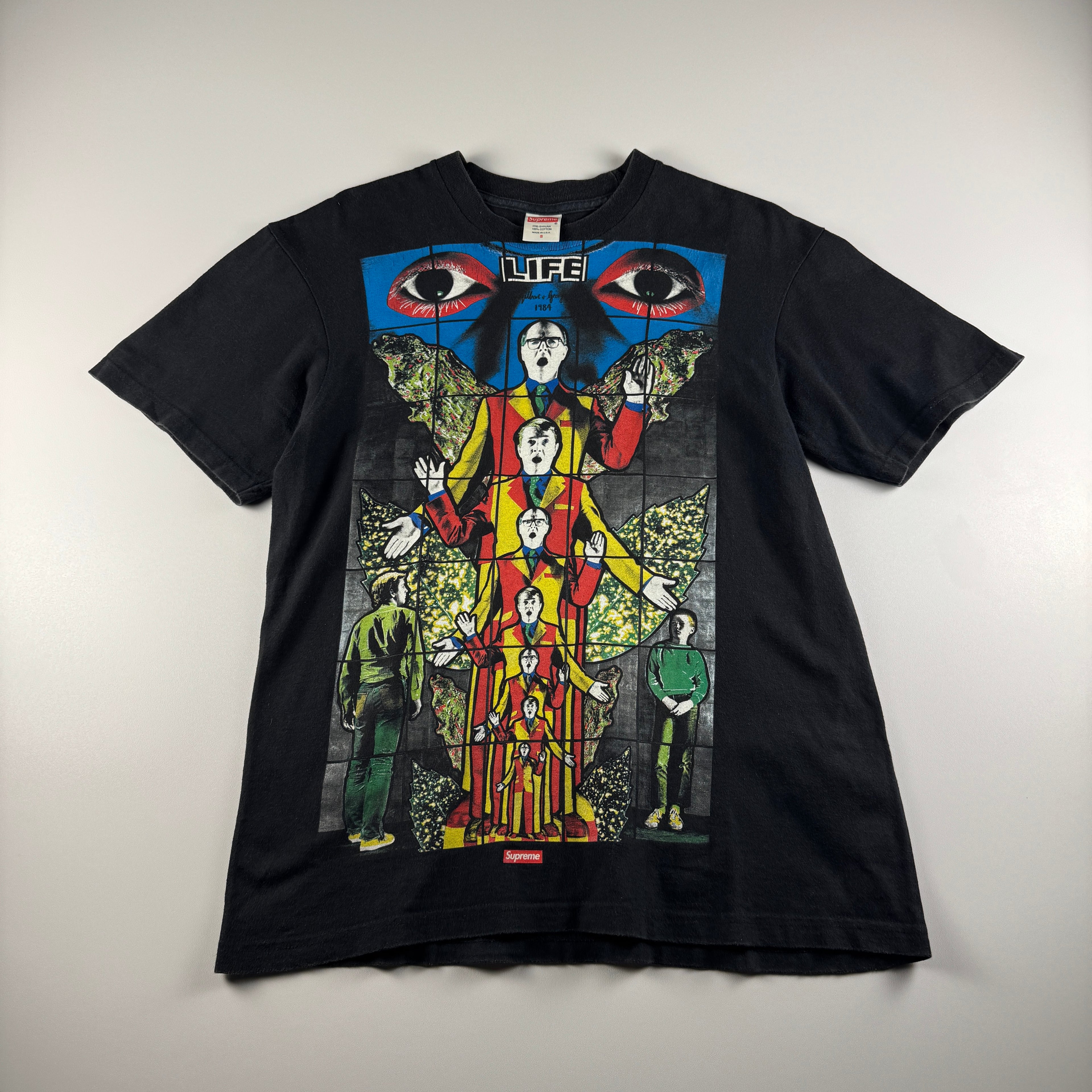 Supreme x Gilbert & George Life Black Tee (S)