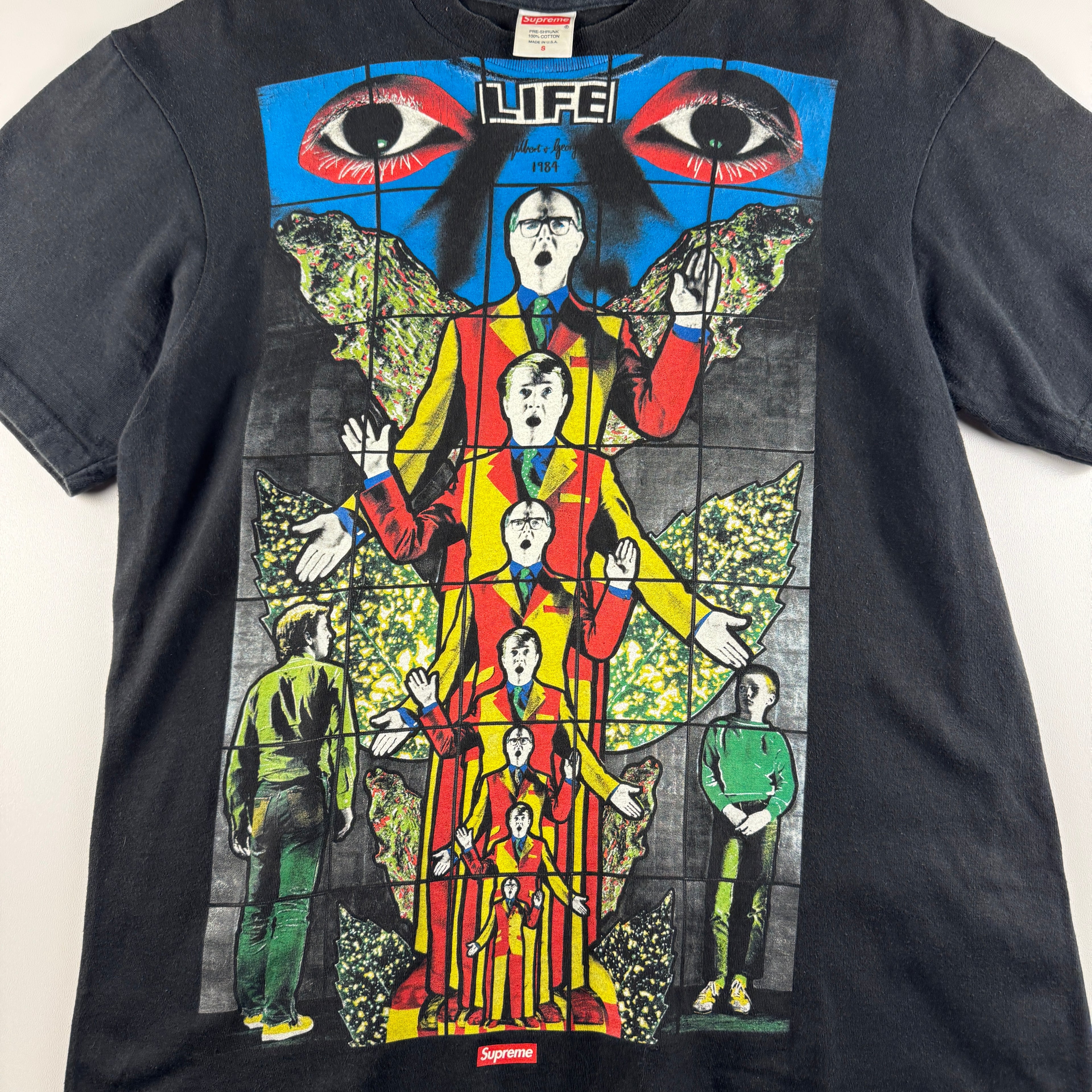 Supreme x Gilbert & George Life Black Tee (S)