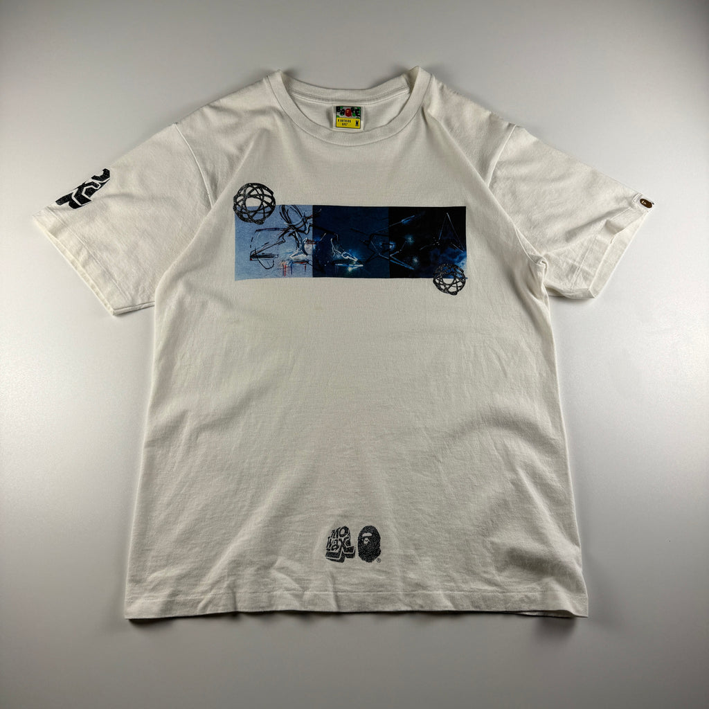 BAPE x Mo'Wax x Futura White Tee (M)