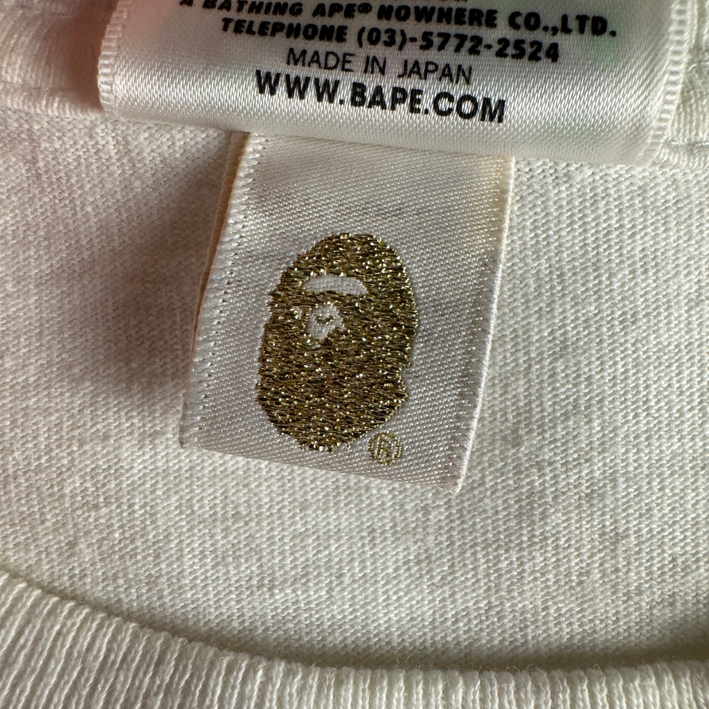 BAPE x Mo'Wax x Futura White Tee (M)