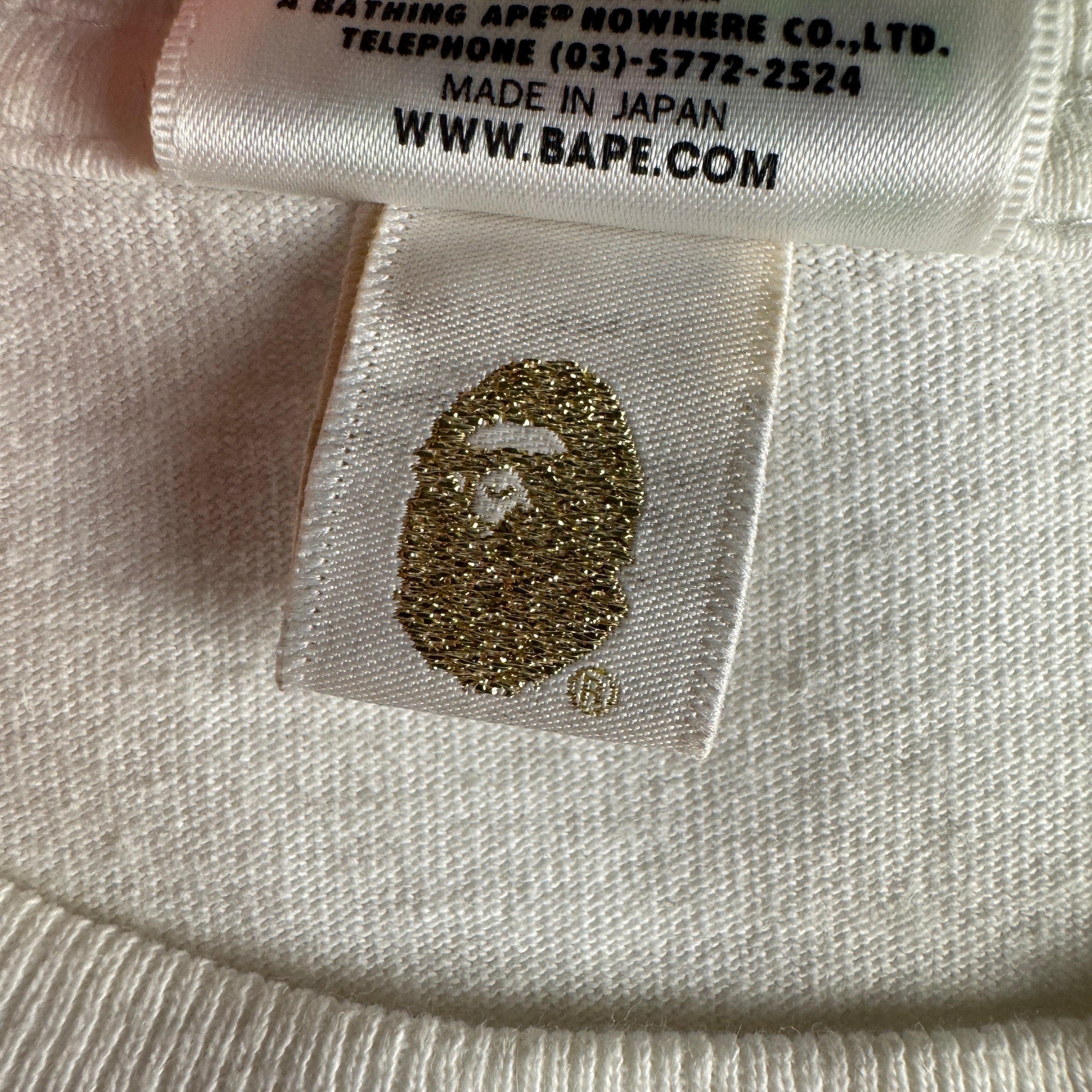 BAPE x Mo'Wax x Futura White Tee (M)
