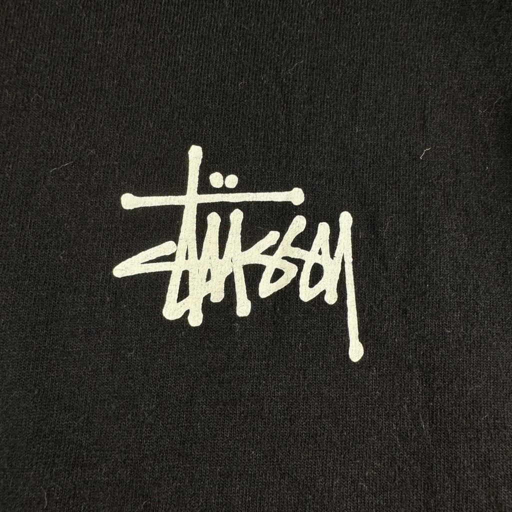 Stussy Heavy Logo Black Tee (XXL)