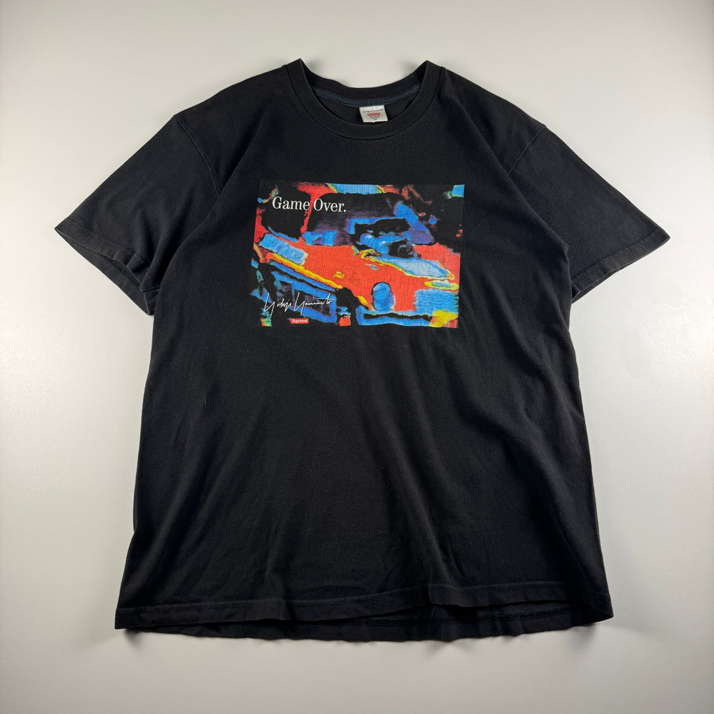 Supreme x Yohji Yamamoto Game Over Black Tee (M)