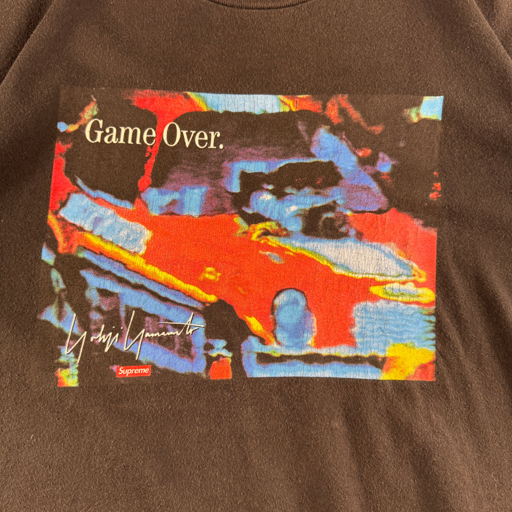 Supreme x Yohji Yamamoto Game Over Black Tee (M)