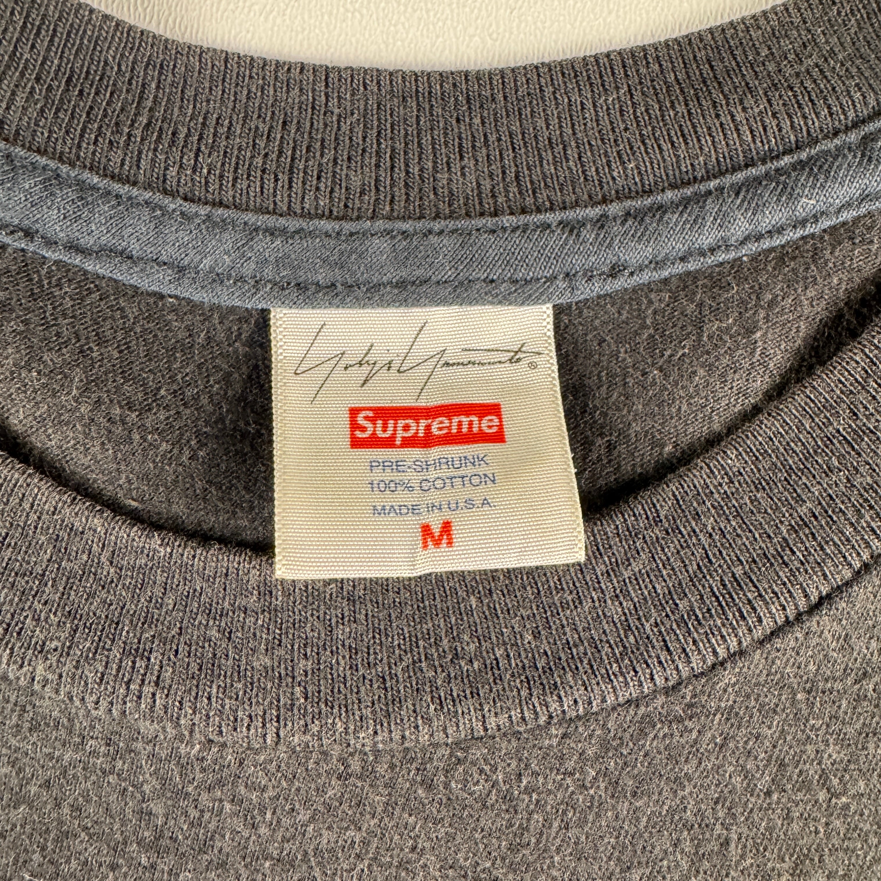 Supreme x Yohji Yamamoto Game Over Black Tee (M)