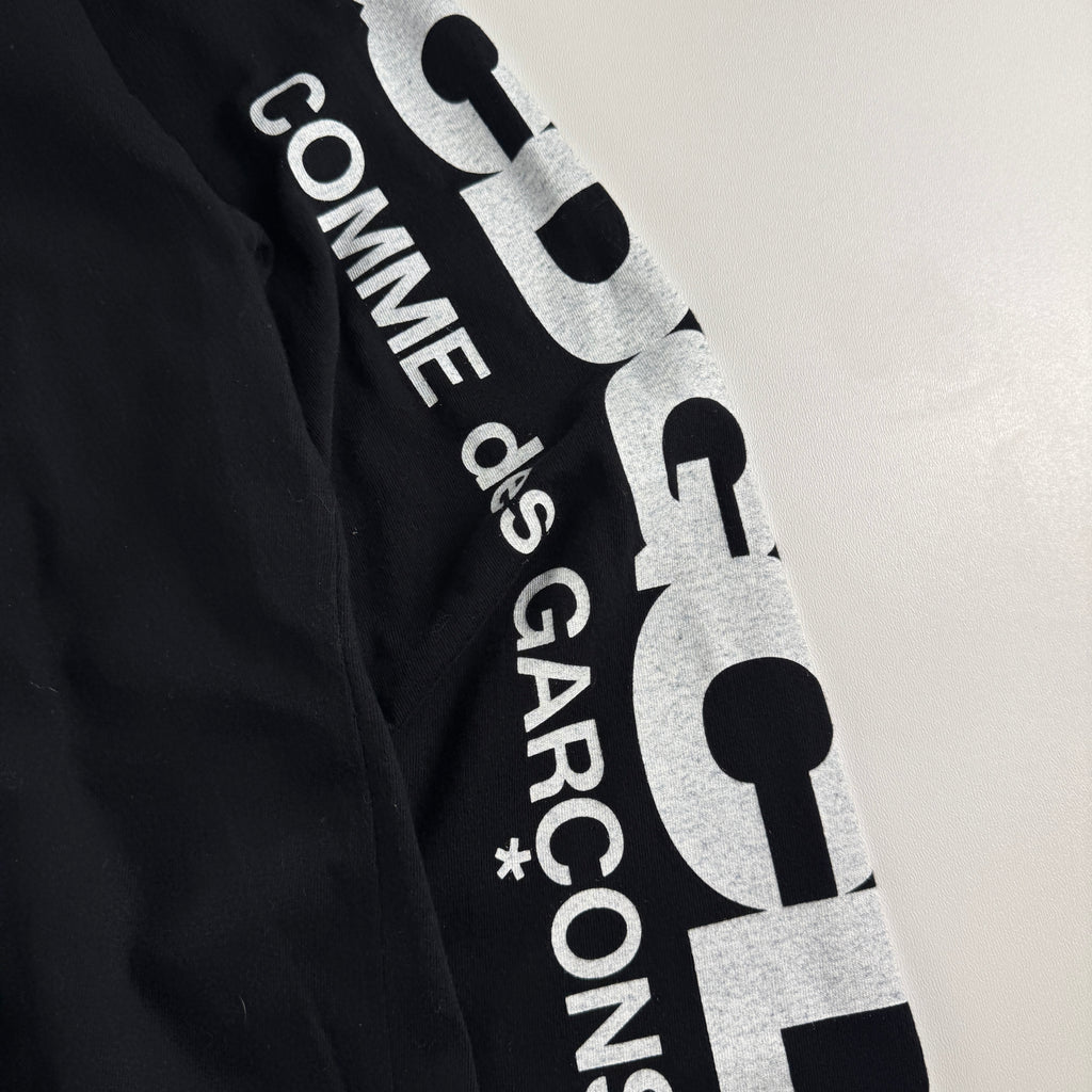 CDG Sleeve Print Black L/S Tee (M)
