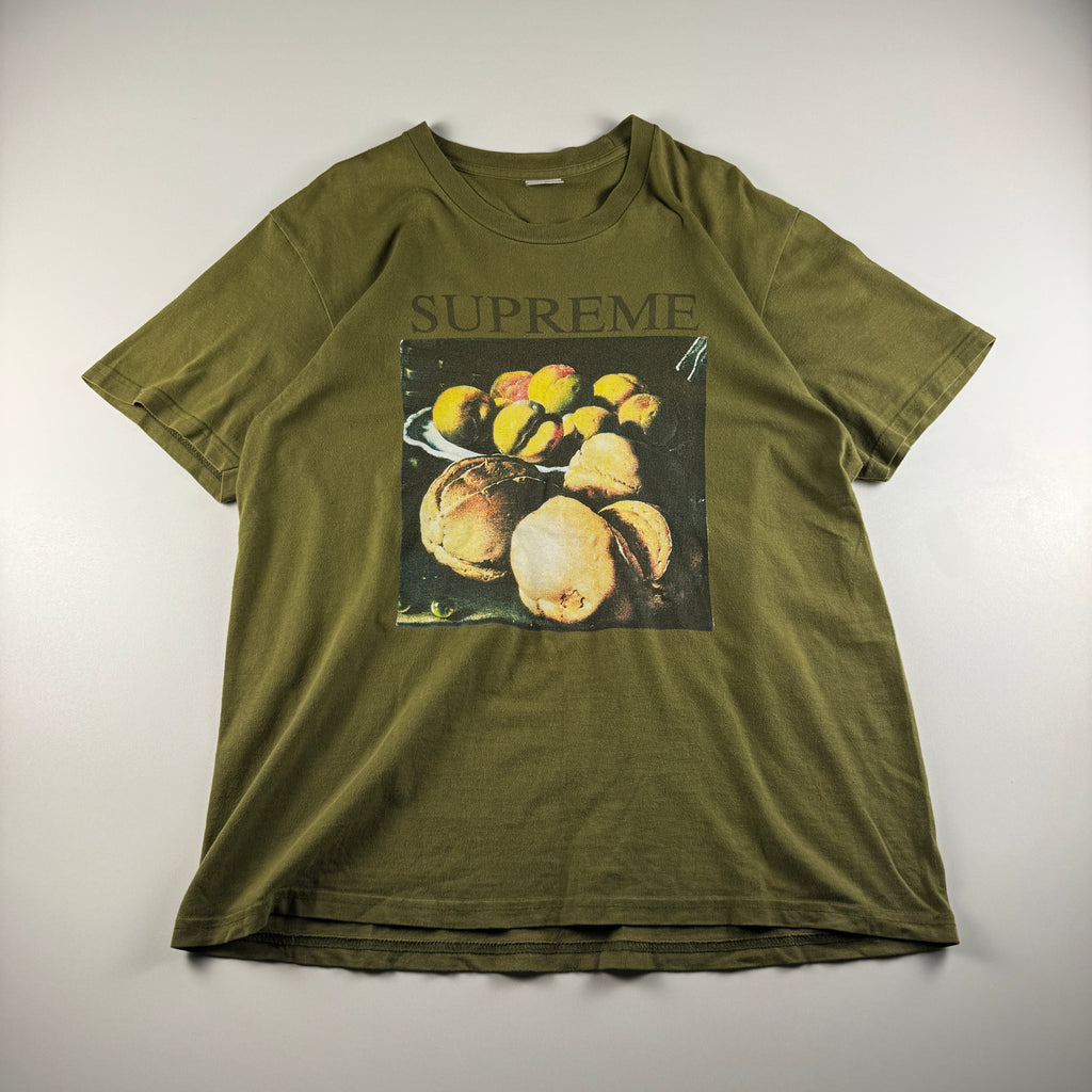 Supreme Still Life Olive Green Tee (M)