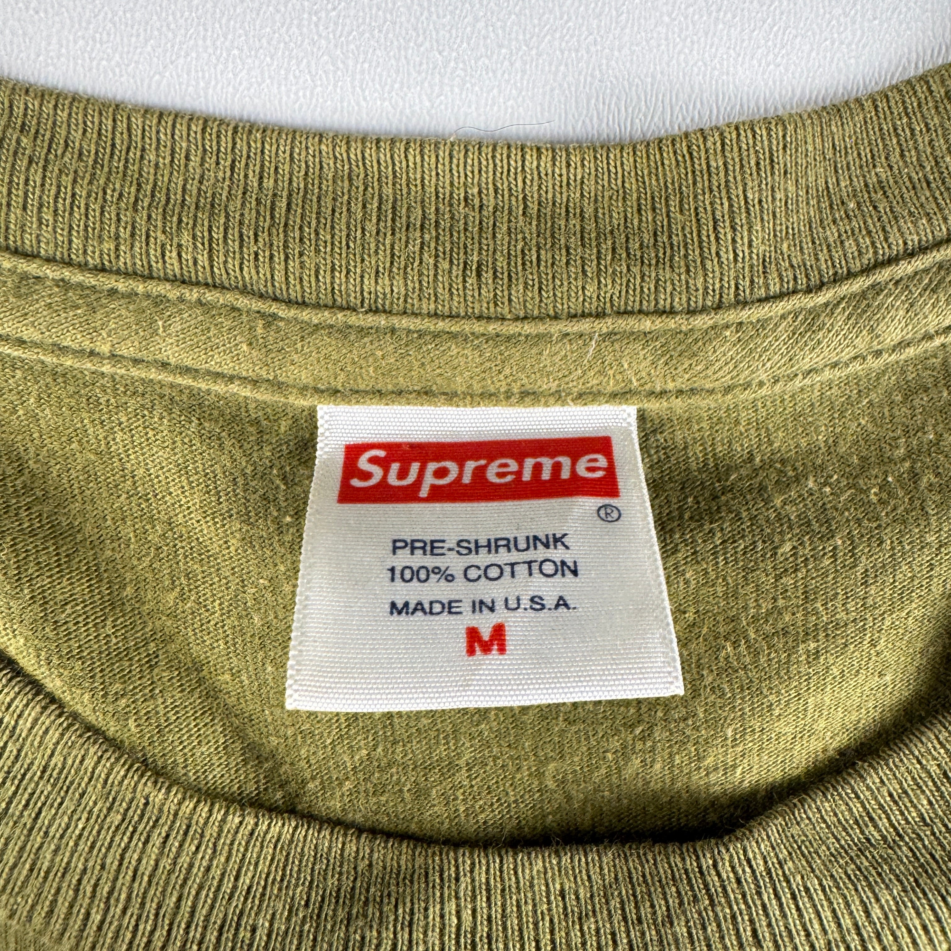Supreme Still Life Olive Green Tee (M)